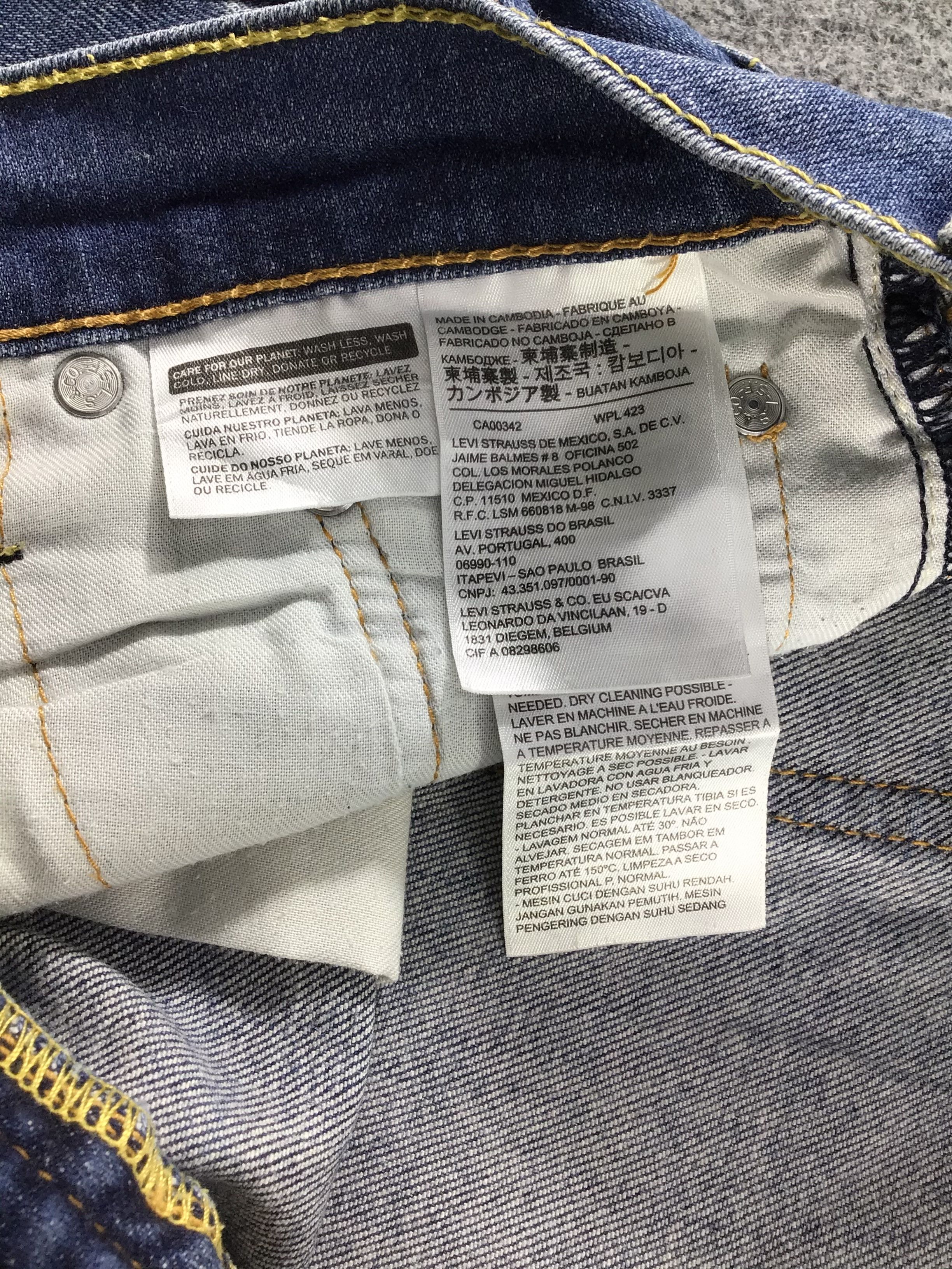 Levi's × Vintage Levis 513 Jeans-JM117 Size US 32 / EU 48 - 9 Thumbnail