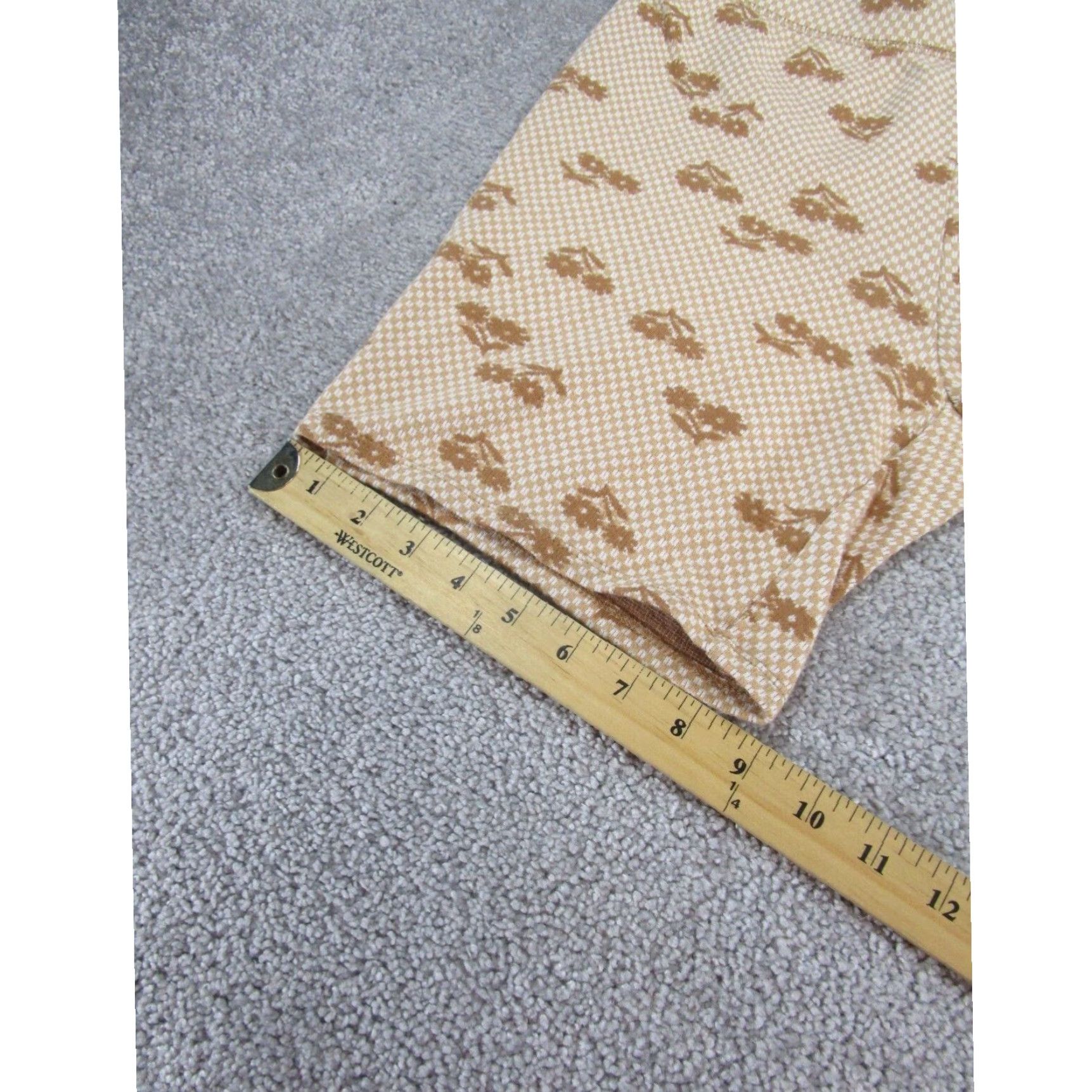 Madewell Madewell Womens Shorts Medium Floral Beige Brown Pull On Size 32" / US 10 / IT 46 - 3 Thumbnail