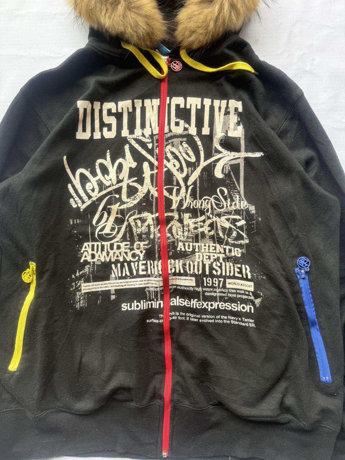 Hysteric Glamour B one soul japanese fur hoodie style poem ifsixwasnine lgb Size US XL / EU 56 / 4 - 3 Thumbnail
