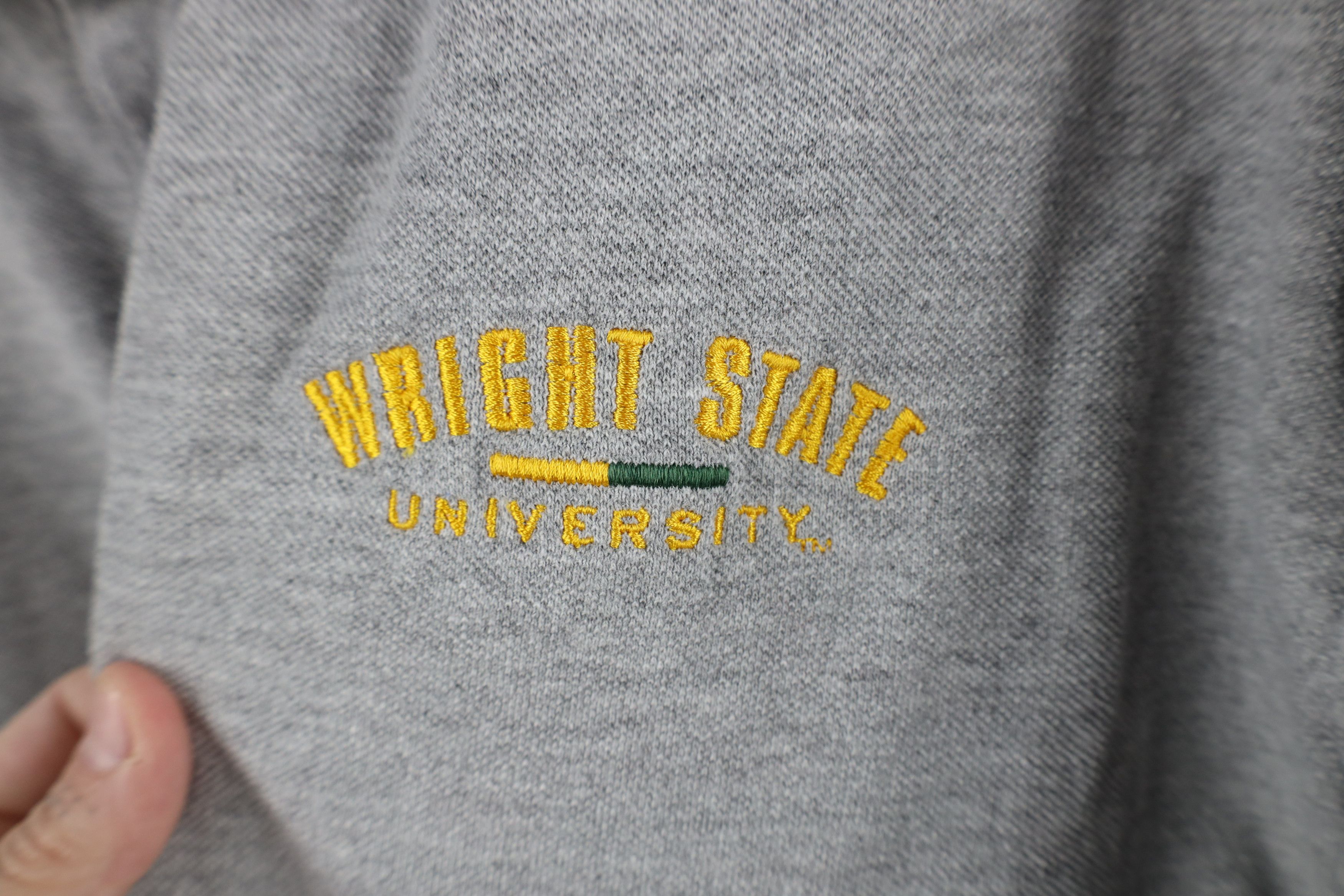 Champion × Vintage Vintage 90s Champion Wright State University Polo Shirt Size US M / EU 48-50 / 2 - 5 Thumbnail