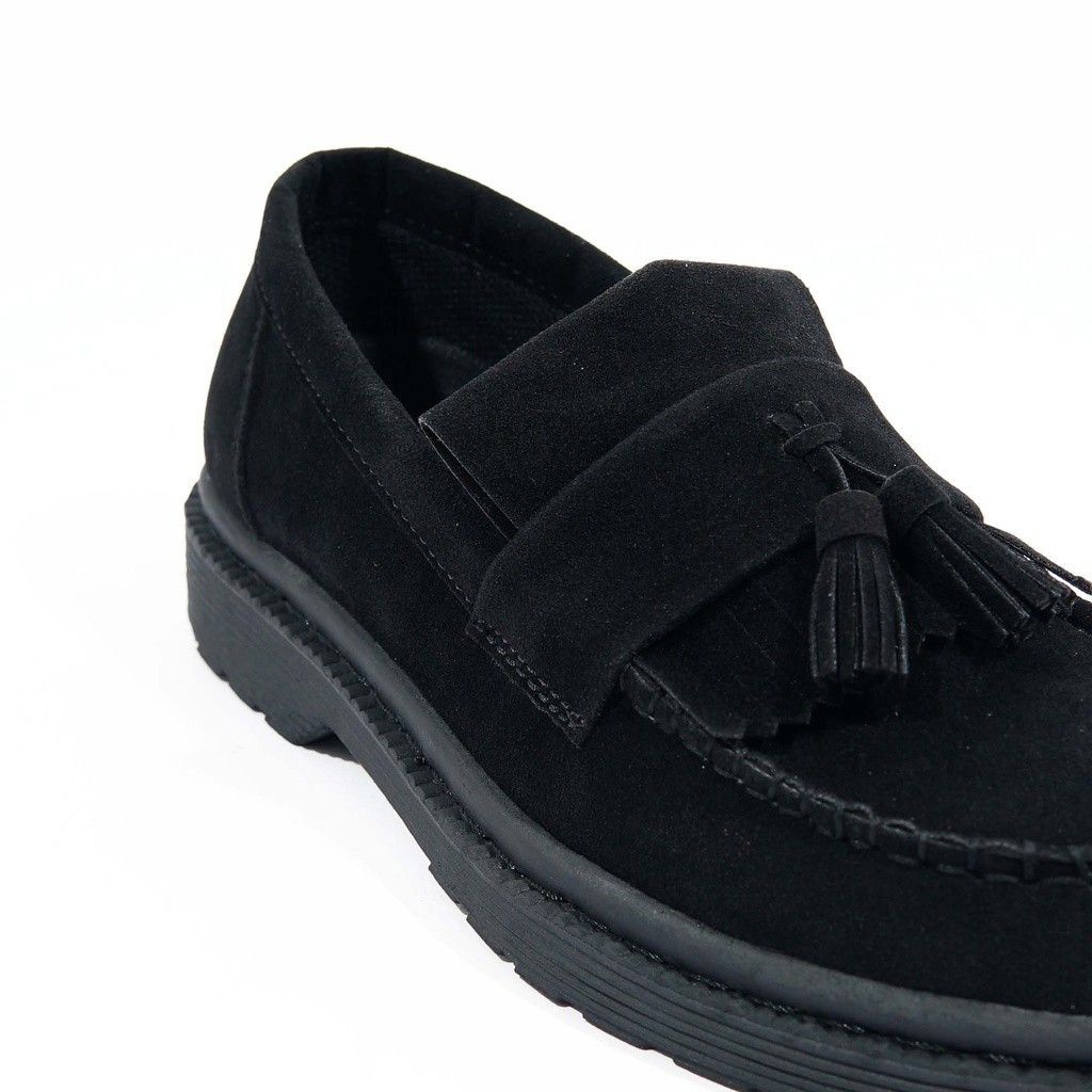 Other Fleur Tassel Black Loafers Suede Size US 10 / EU 43 - 2 Thumbnail
