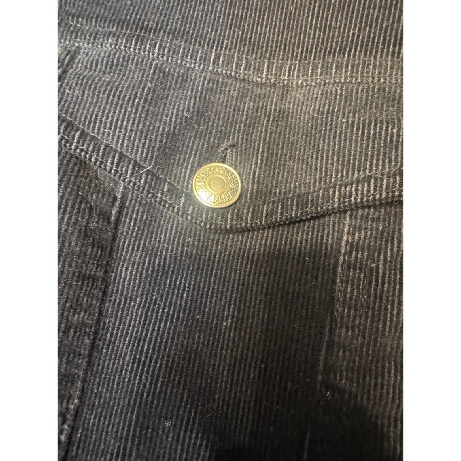 Zadig & Voltaire ZADIG & VOLTAIRE Corduroy Trucker Jacket Navy Blue Size US XXS / EU 40 - 3 Thumbnail