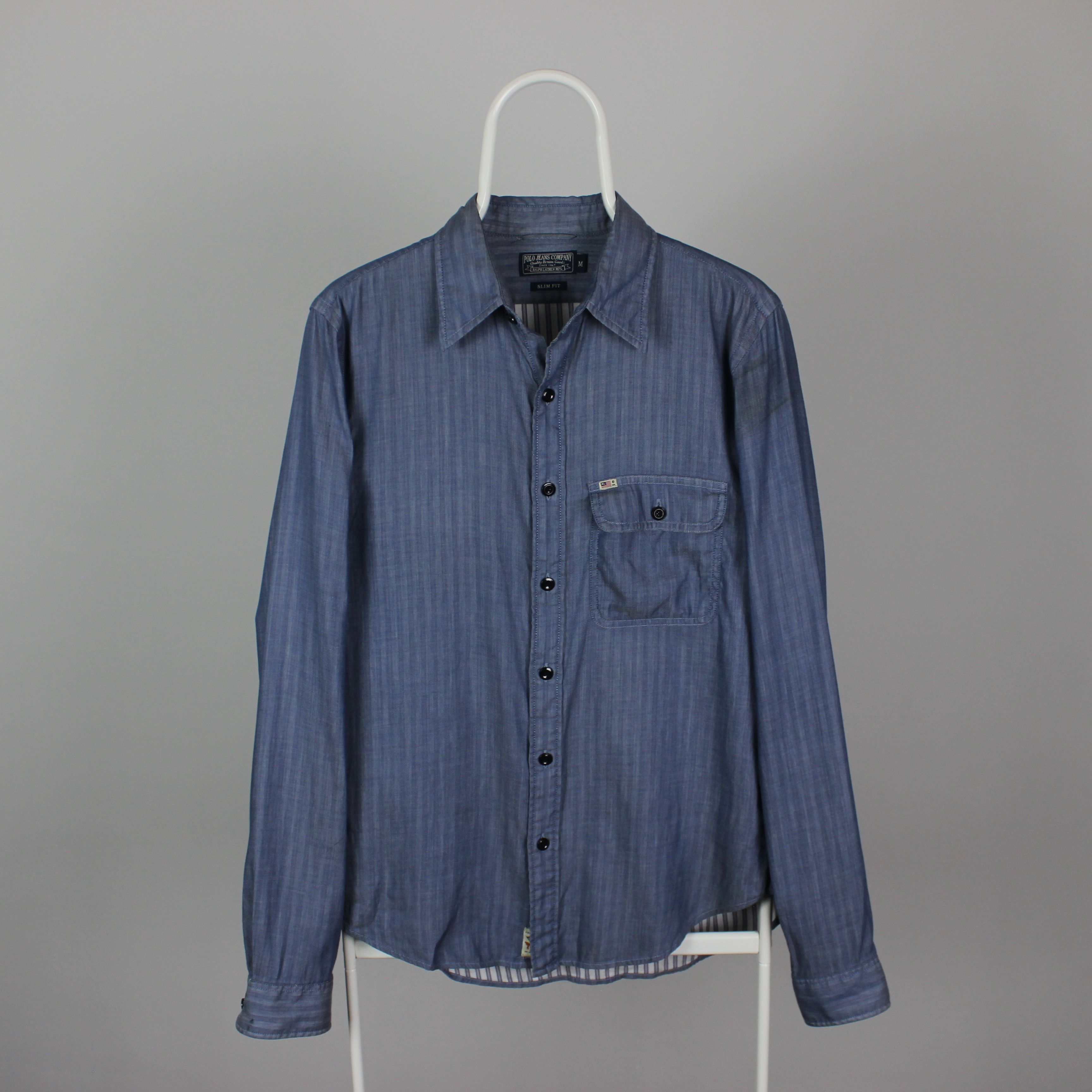Polo Ralph Lauren Polo Ralph lauren jeans Co shirt men cotton blue M L Size US M / EU 48-50 / 2 - 2 Thumbnail