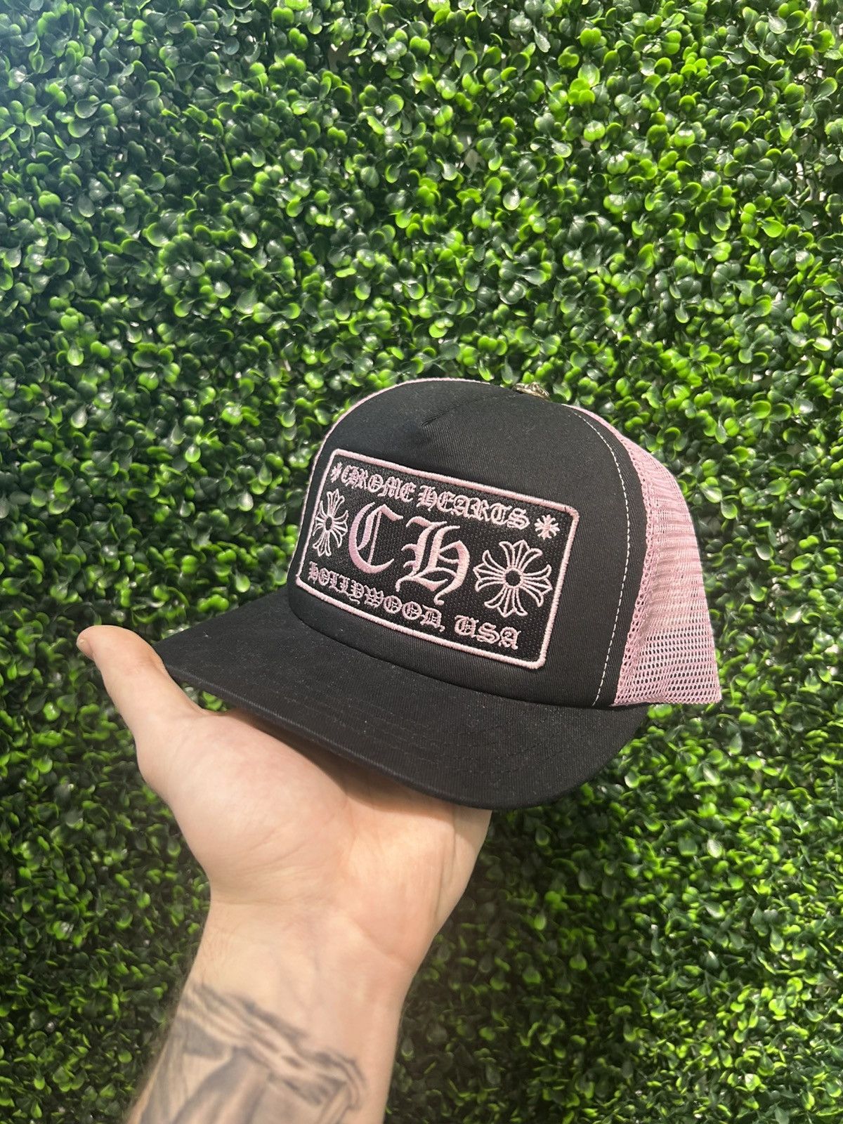 Chrome Hearts Chrome Hearts CH Hollywood Trucker Hat Size ONE SIZE - 3 Thumbnail