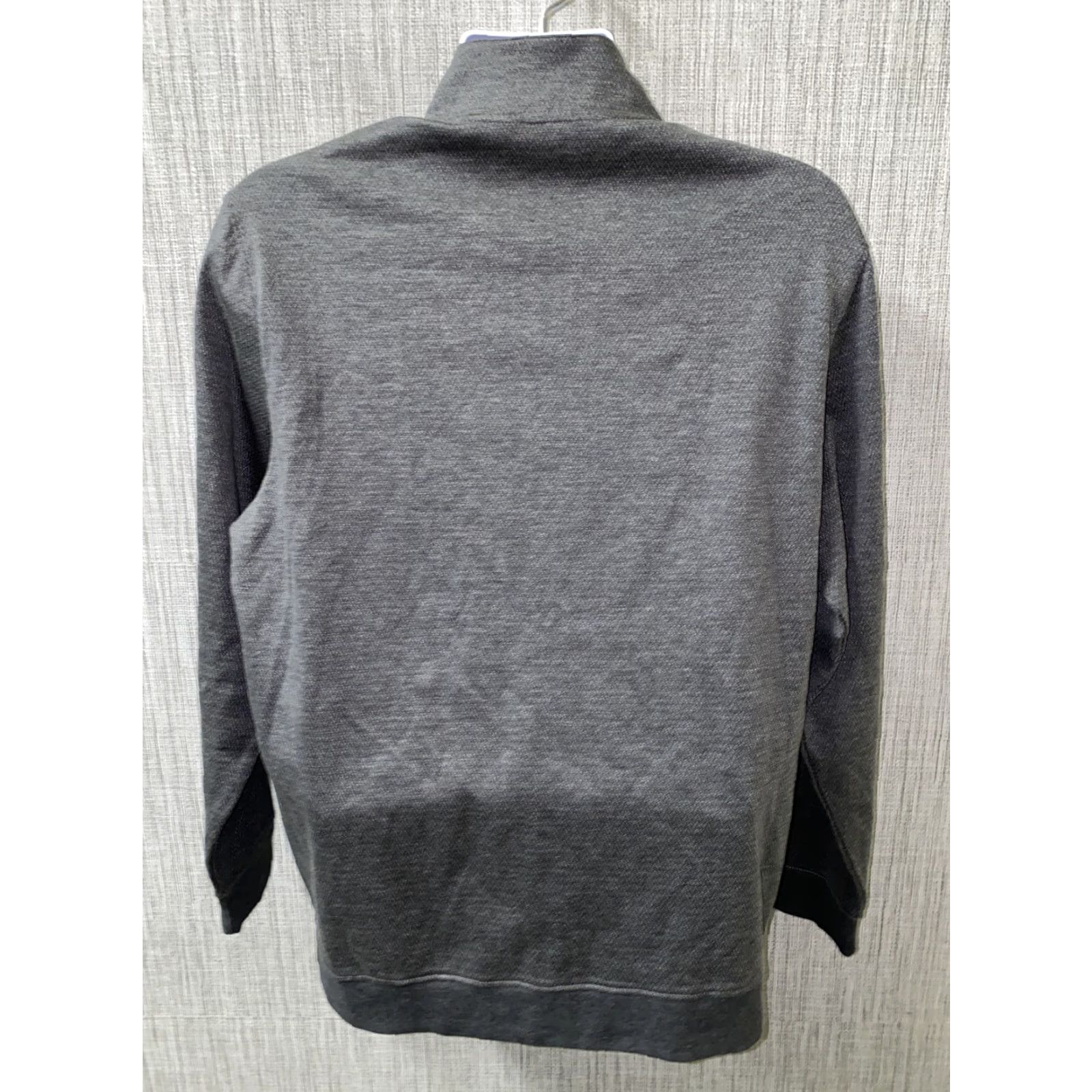 Hart Schaffner Marx Hart Schaffner Mens Gray Cotton 1/2 Zip Pullover Jacket Size L Size US L / EU 52-54 / 3 - 5 Thumbnail