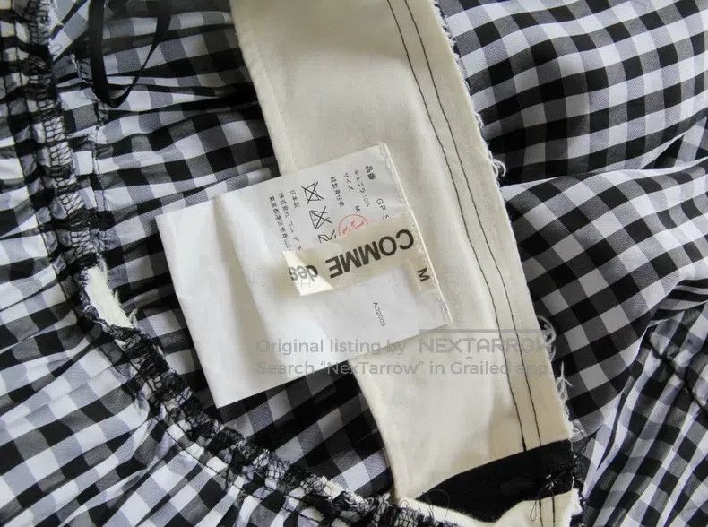 Comme des Garcons Comme Des Garcons size M Layered Ruffled Cutout Design Pla Size 23" - 7 Thumbnail