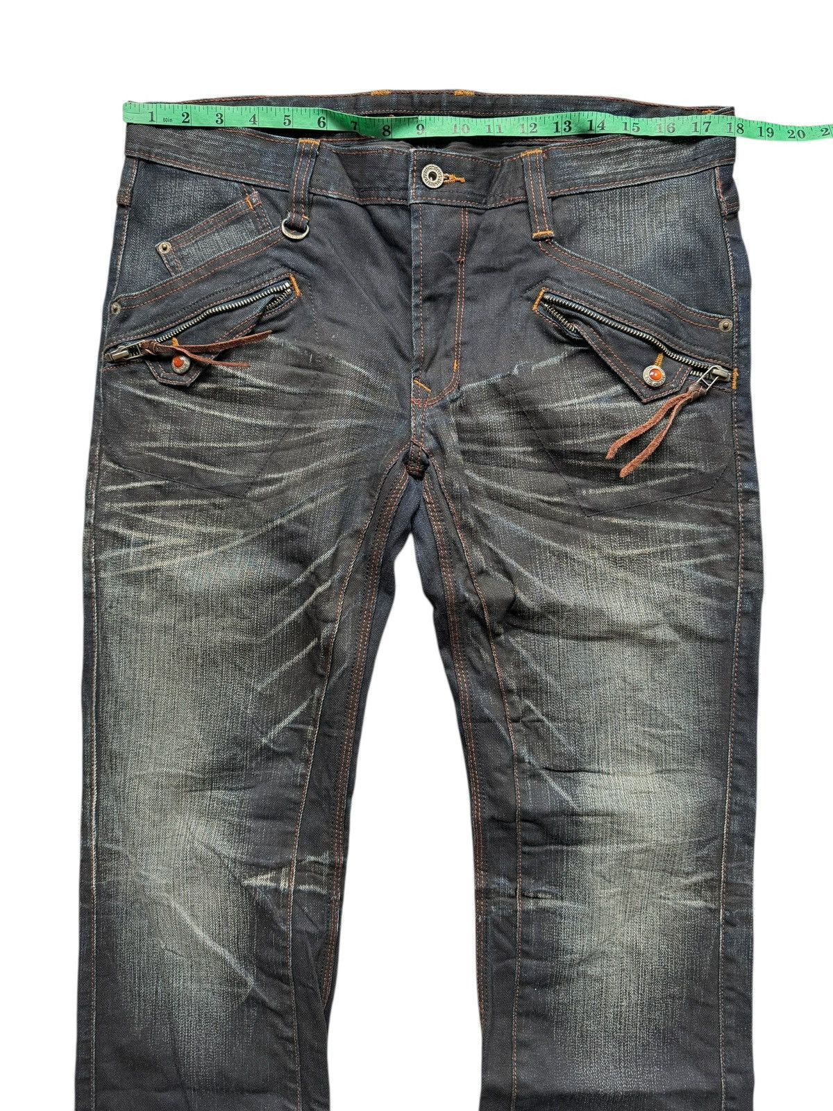 Nicole Club Flared Jeans Sick Nicole Club Claumark Distressed Denim. Size US 35 - 7 Thumbnail