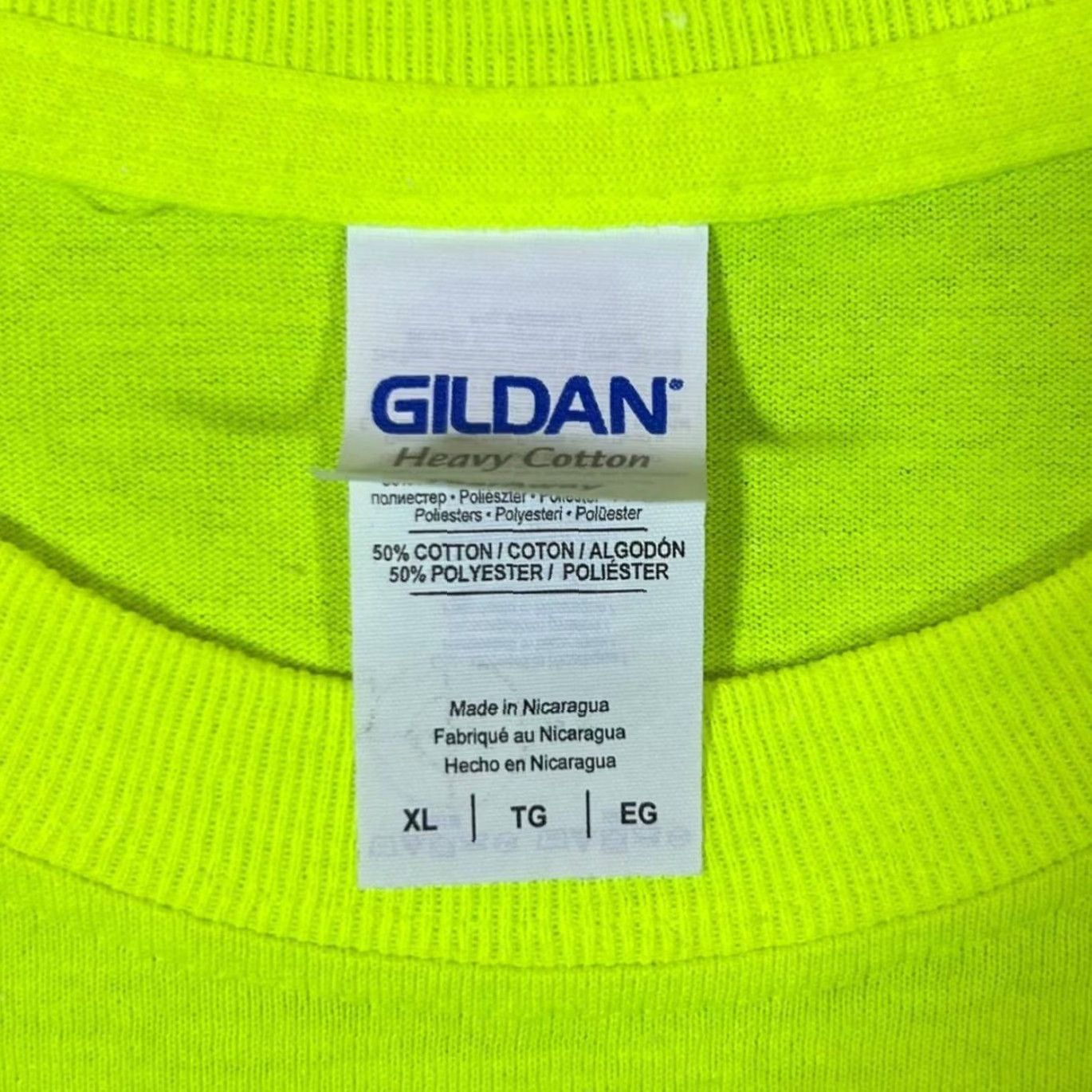 Gildan Milwaukee Motorcycle Week “Biker’s Den” Souvenir Graphic Fluorescent Yellow T-Shirt XL Mens Gildan Size US XL / EU 56 / 4 - 3 Thumbnail