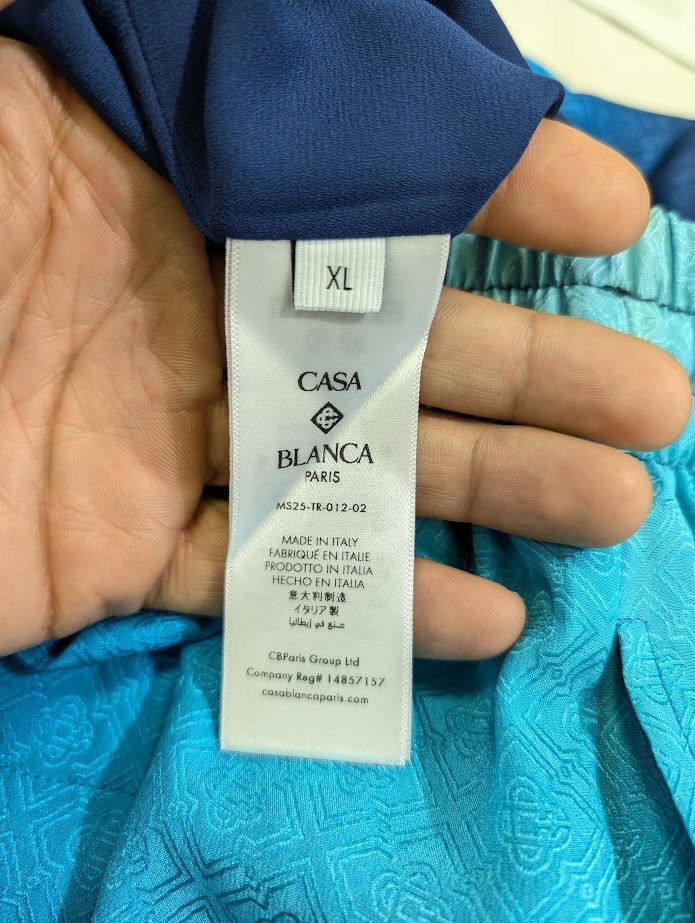 Casablanca o1rshd1 DUP / Drawstring Silk Shorts in Gradient Size US 36 / EU 52 - 17 Thumbnail