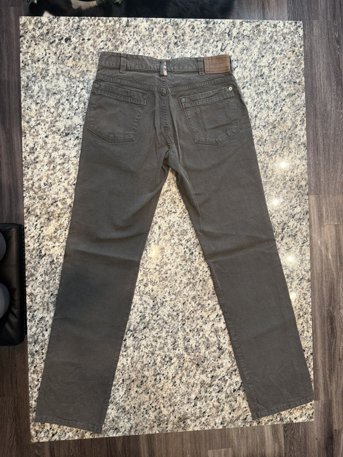 Burberry Vintage Burberry Classic Checkered Pant (Brown) Size US 32 / EU 48 - 2 Thumbnail