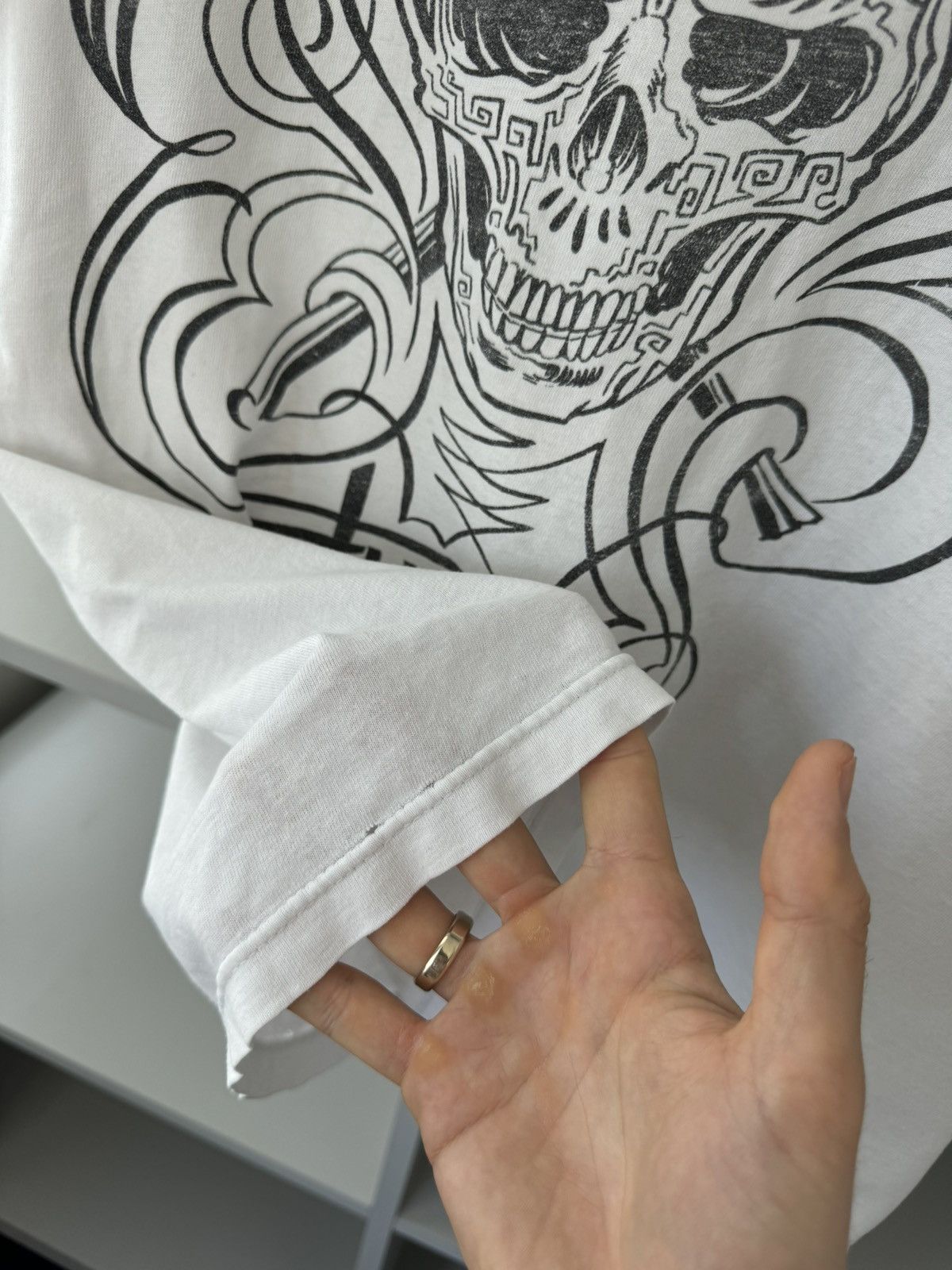 Stussy × Vintage Stussy Vintage 90s Retro Skull Logo Tee Size US M / EU 48-50 / 2 - 10 Thumbnail