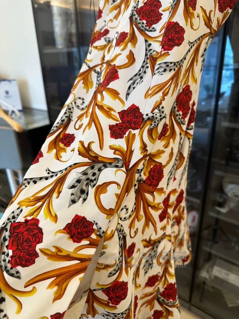 Versace Versace Rose dress Size S / US 4 / IT 40 - 6 Thumbnail