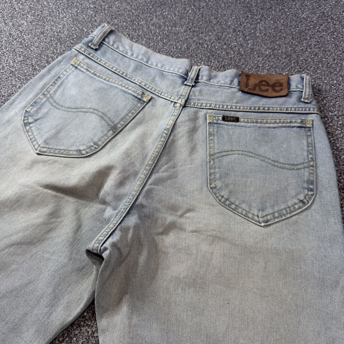 Lee × Number (N)ine Vintage Heavy Faded Washed Grunge Denim Lee Rider W32 Size US 32 / EU 48 - 8 Thumbnail