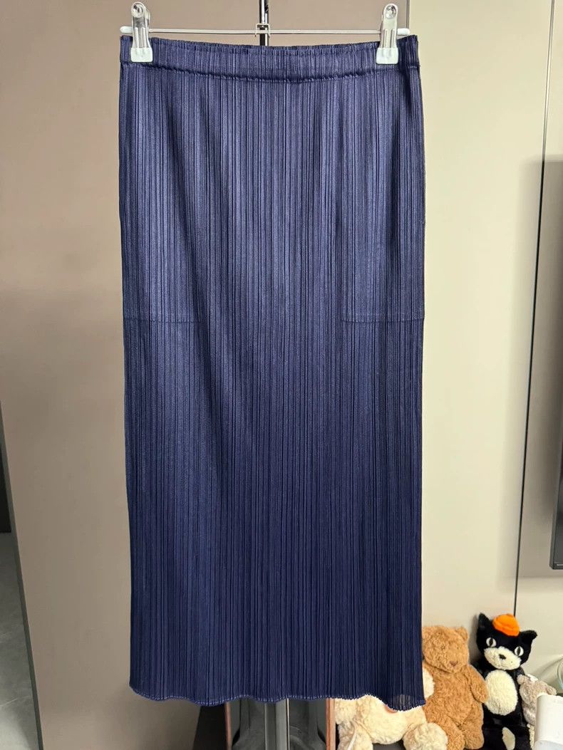 Issey Miyake Issey Miyake size:2 Blue classic "Yangcai" series skirt Size 23" - 1 Thumbnail