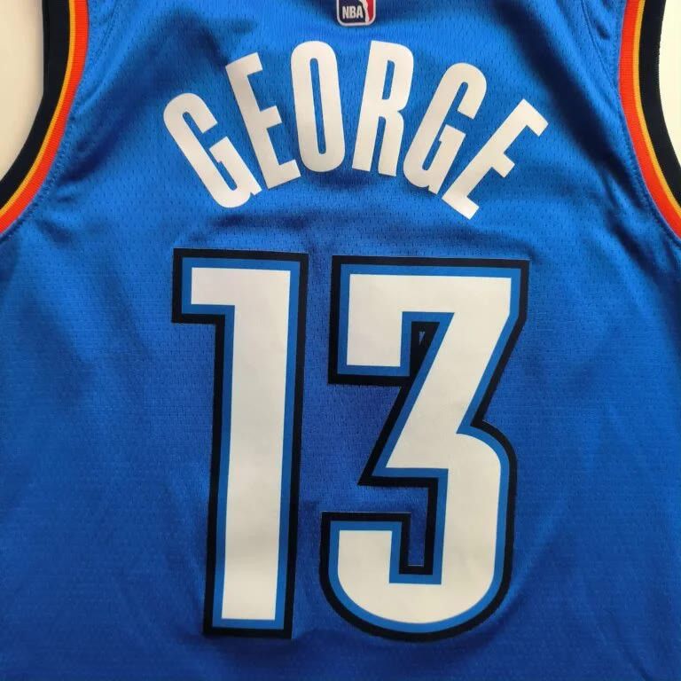 Nike Oklahoma City Thunder Paul George Nike Icon NBA jersey M Size US M / EU 48-50 / 2 - 8 Thumbnail