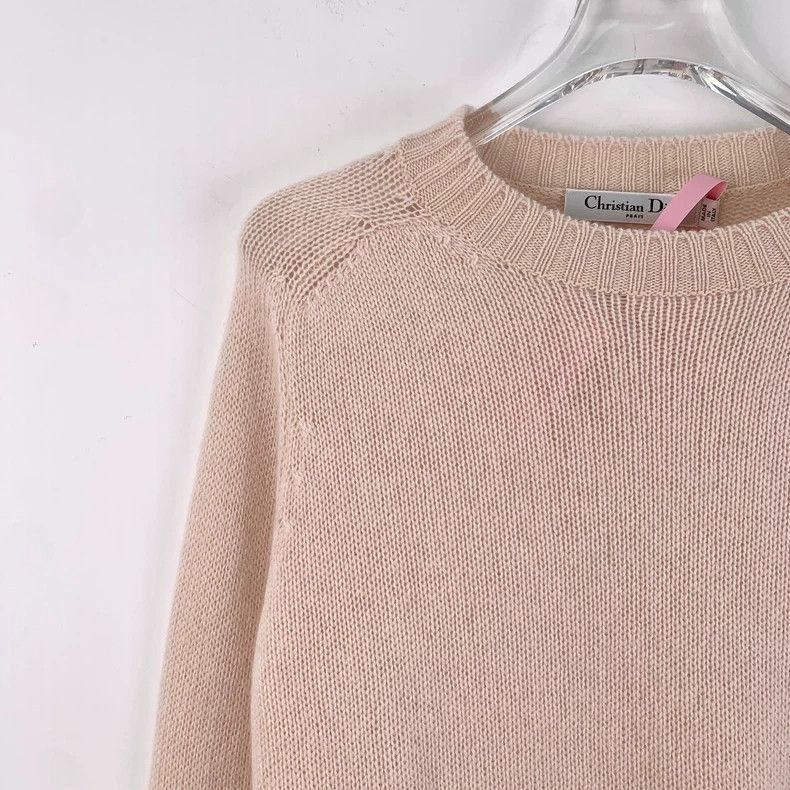 Dior Christian Dior Pink Bee Embroidered Sweater-2506 Size XS / US 0-2 / IT 36-38 - 3 Thumbnail
