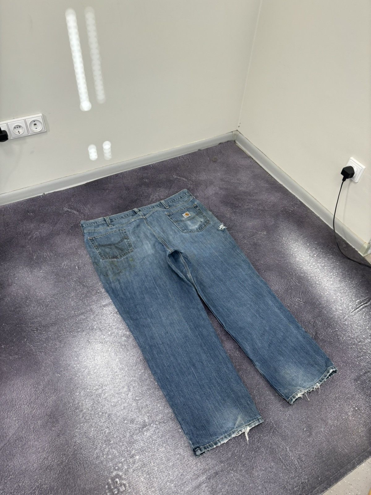 Carhartt Vintage Carhartt Y2K Work USA Hype Denim Baggy Jeans Size US 44 / EU 60 - 3 Thumbnail