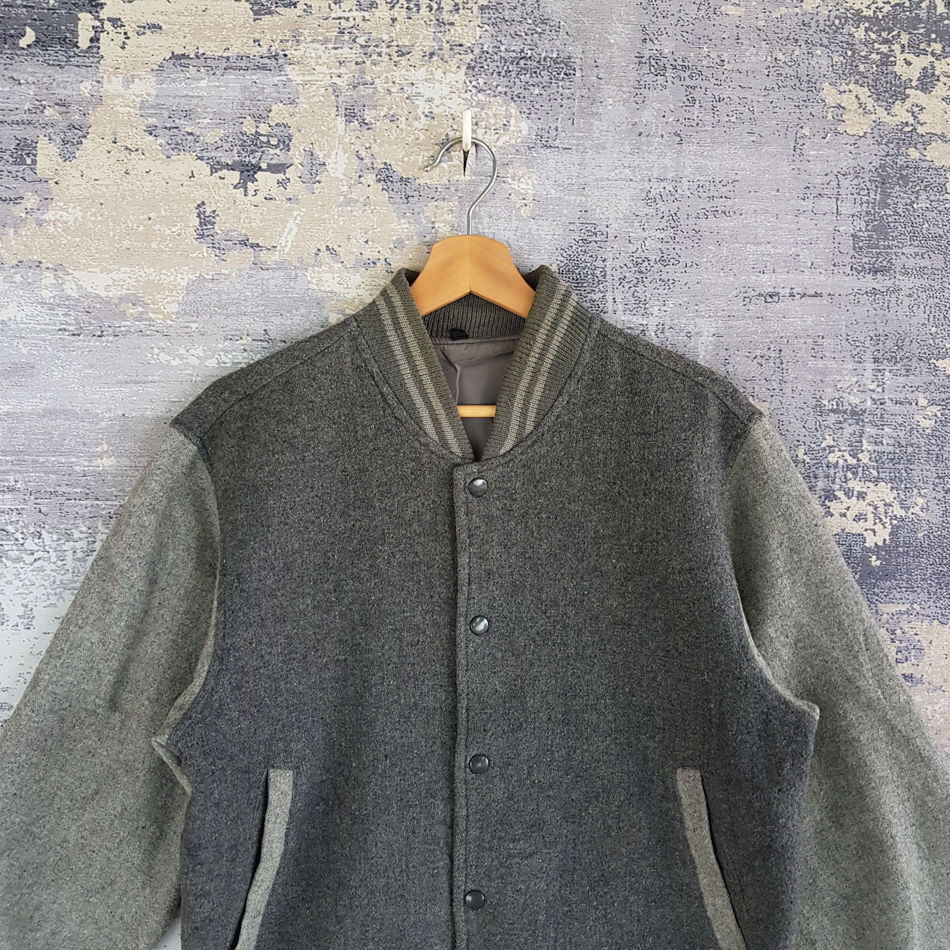 Vintage Vintage Japanese Varsity Wool Jacket Stadium Collegue Jacket Size US S / EU 44-46 / 1 - 2 Thumbnail