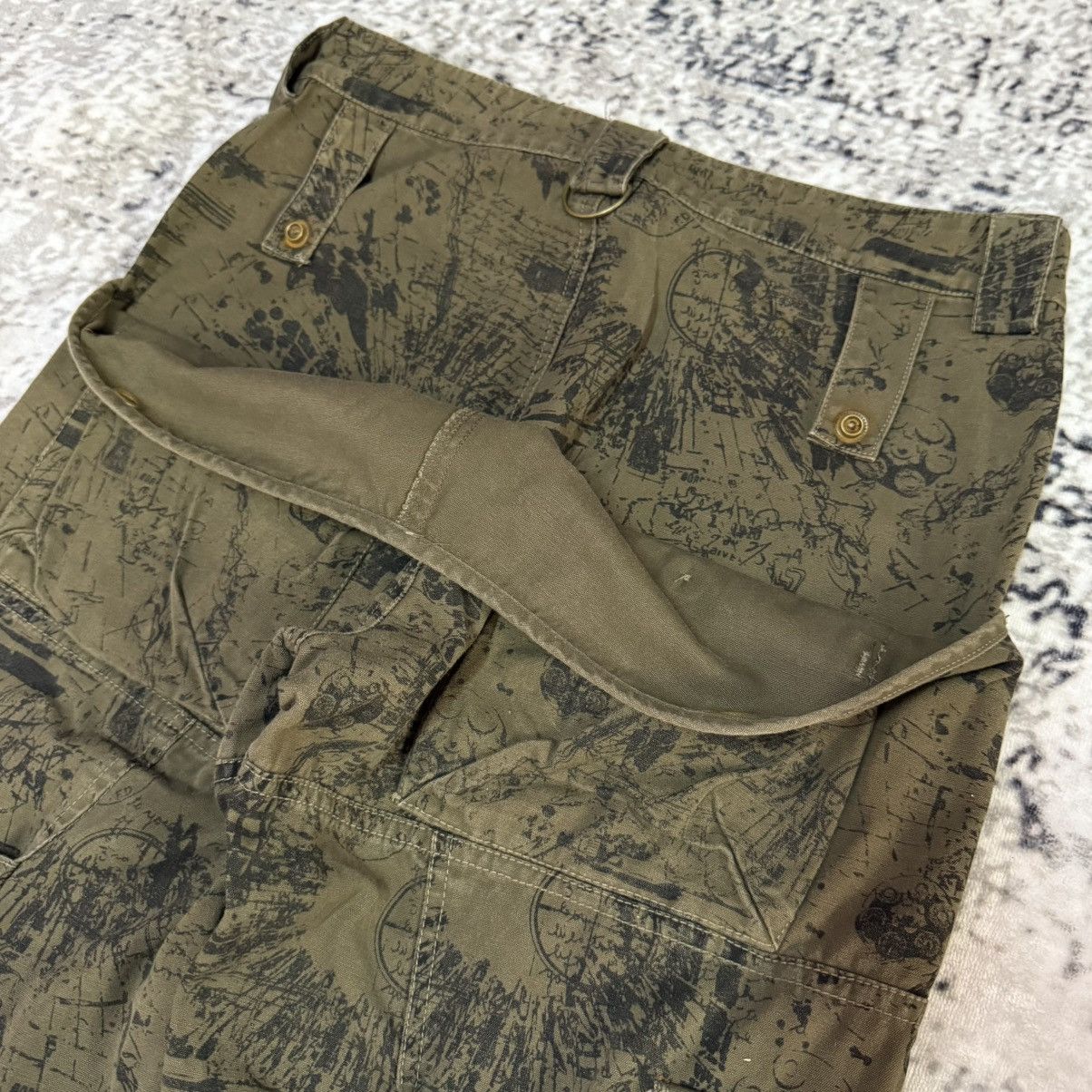 Japanese Brand Risefire Designer Technical Dept Japan Bondage Cargo Pants Size US 30 / EU 46 - 12 Thumbnail
