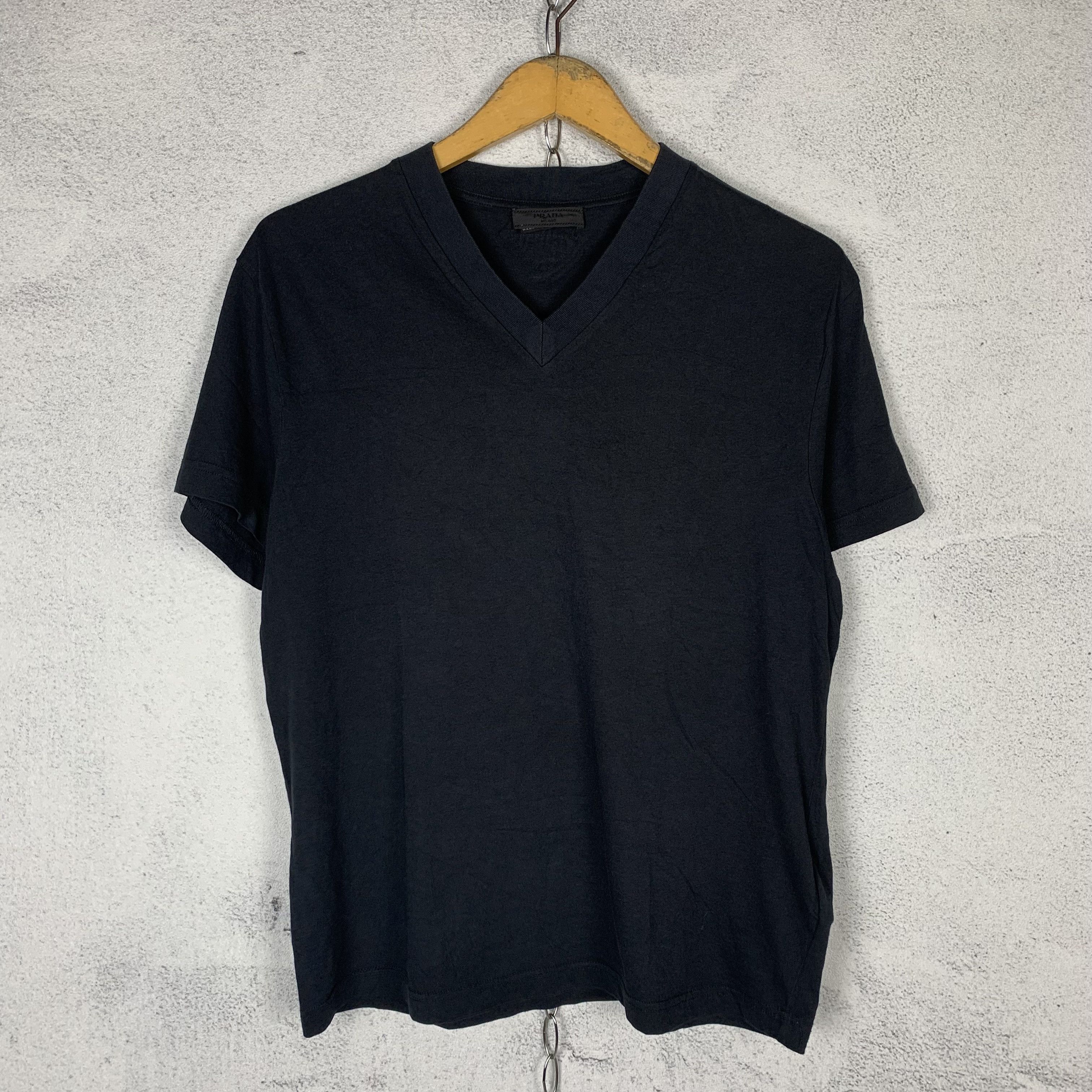 Prada Prada V-neck Top Size L / US 10 / IT 46 - 1 Thumbnail