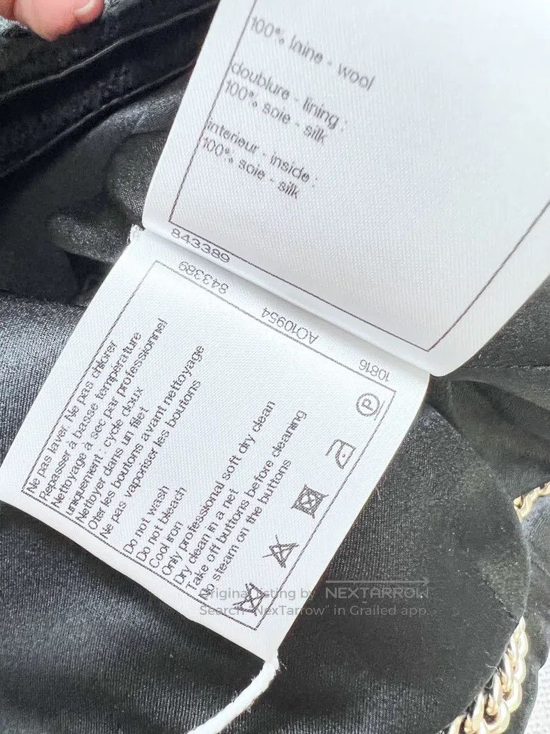 Chanel Chanel 20A Kangpeng Street Handicraft Workshop Black Gold Size XS / US 0-2 / IT 36-38 - 7 Thumbnail