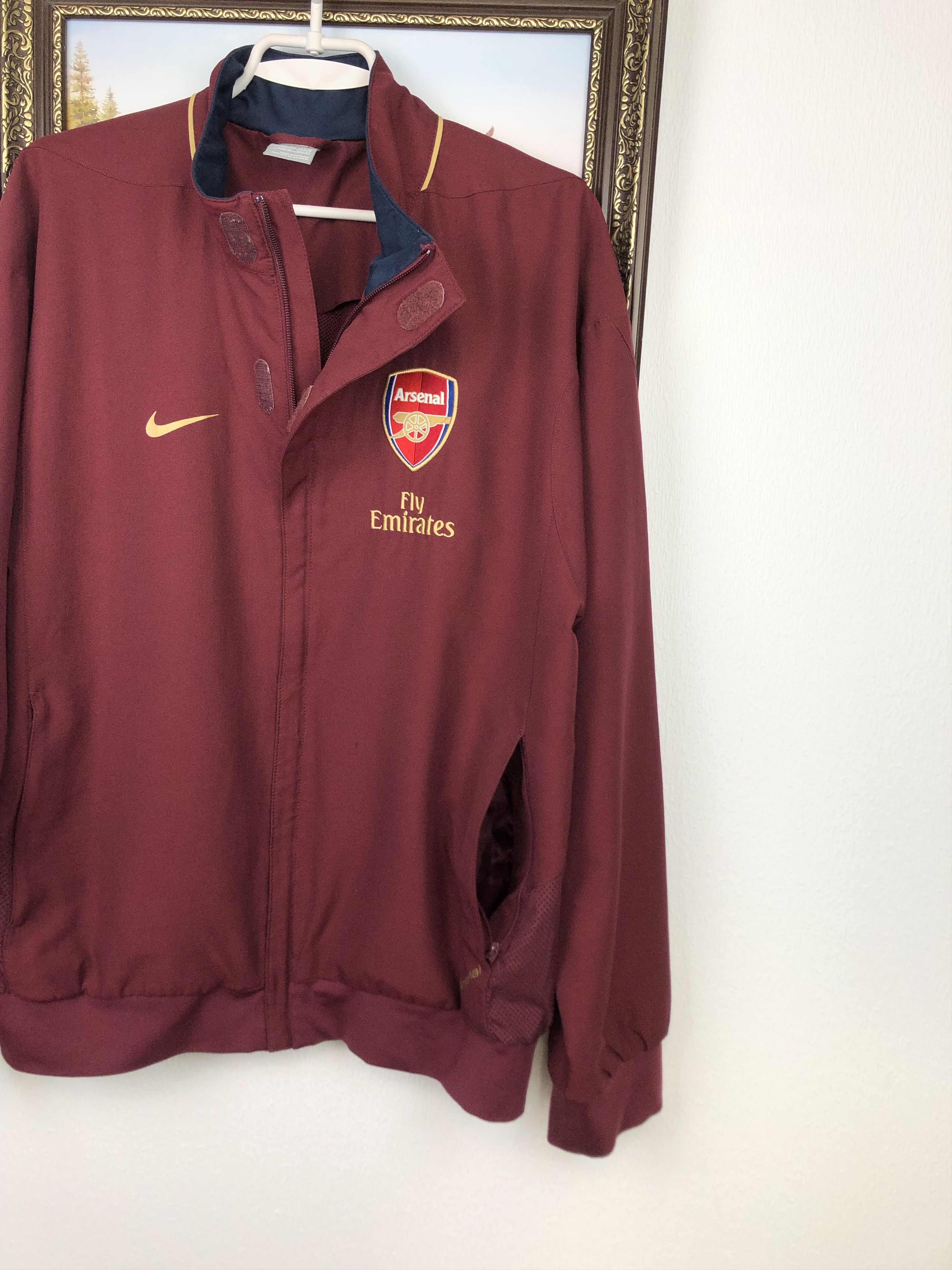 Nike Vintage Nike Arsenal Football Jacket Soccer Track Gunners Size US L / EU 52-54 / 3 - 5 Thumbnail