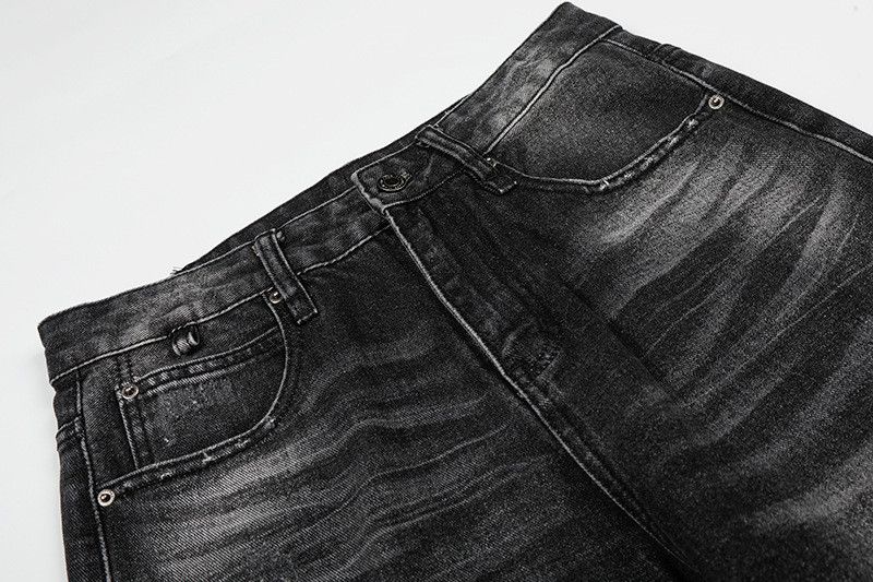 Vintage Men's American Retro Distressed & Patched Washed Denim Jeans Size US 32 / EU 48 - 3 Thumbnail