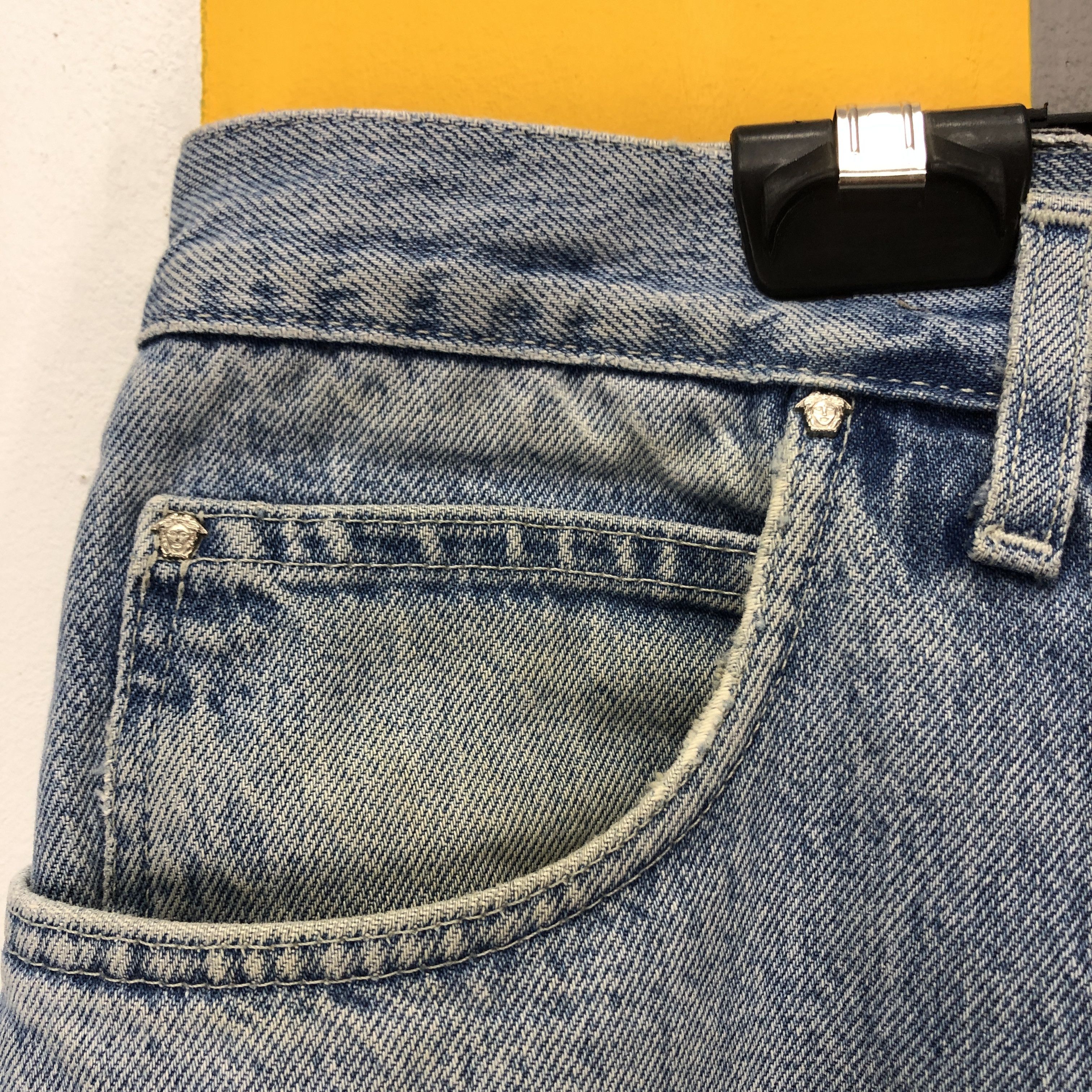 Versace VERSACE Medusa Washed Denim Jeans #1055/AK Size US 36 / EU 52 - 4 Thumbnail