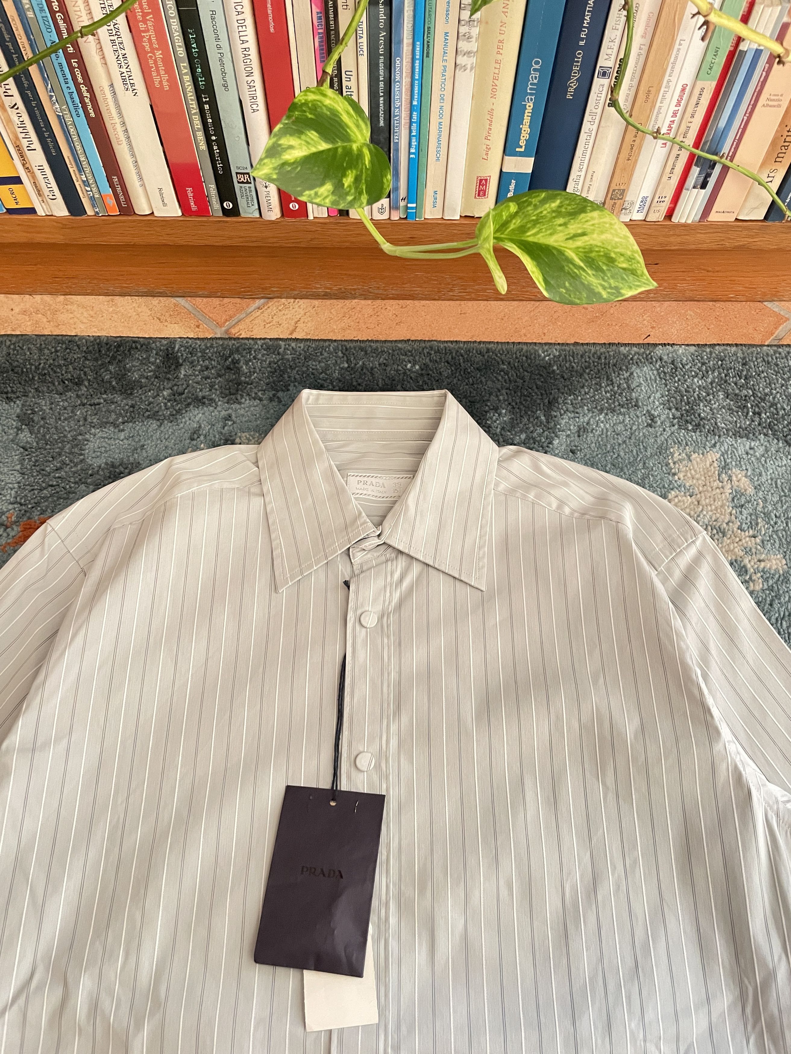 Prada Prada Light Blue Shirt Size US M / EU 48-50 / 2 - 2 Thumbnail