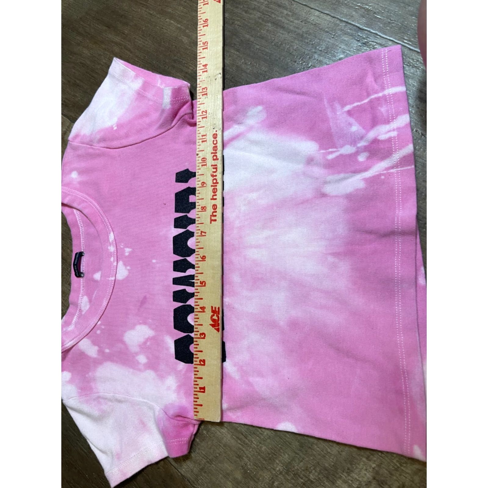 Brandy Melville Brandy Melville Crop Top Shirt Cowgirl Pink Short Sleeve Regular Women 26" Chest Logo Cropped T-Shirt Size 4XL / US 24-26 - 3 Thumbnail