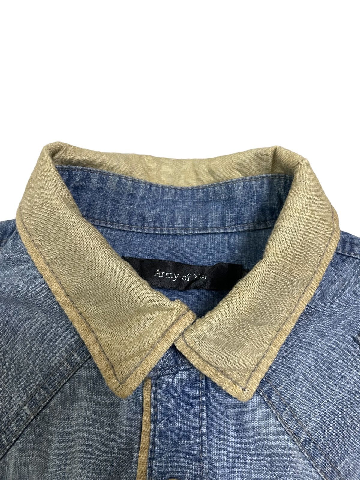 Japanese Brand Japanese Brand Skull Patches Ripped Denim Western Shirt Size S / US 4 / IT 40 - 13 Thumbnail