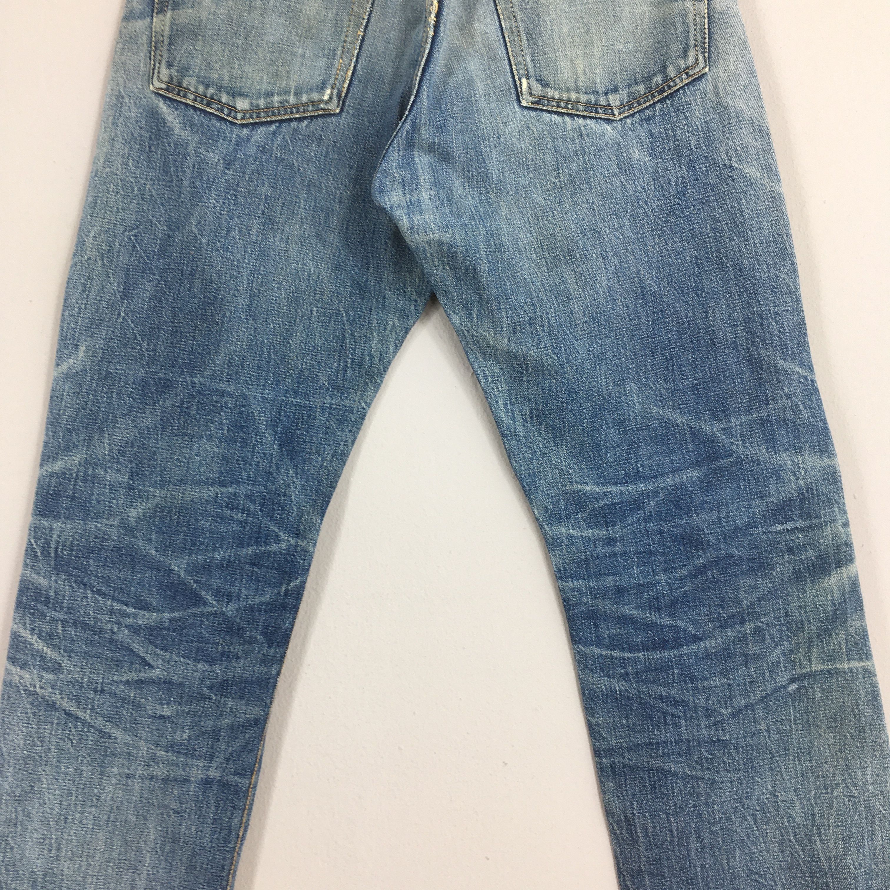 Eternal Size 28x29 Vintage 90s Sewing Chop Crafted Japan Jeans S97 Size US 28 / EU 44 - 12 Thumbnail