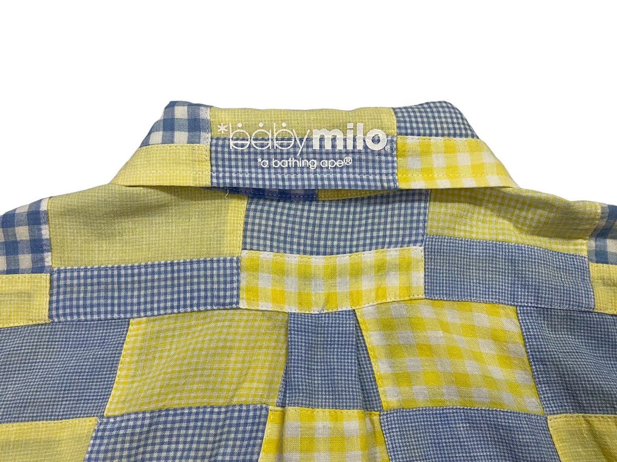 Bape × Nigo Baby Milo Pacthwork Button Up S/S Shirt Size US S / EU 44-46 / 1 - 18 Thumbnail