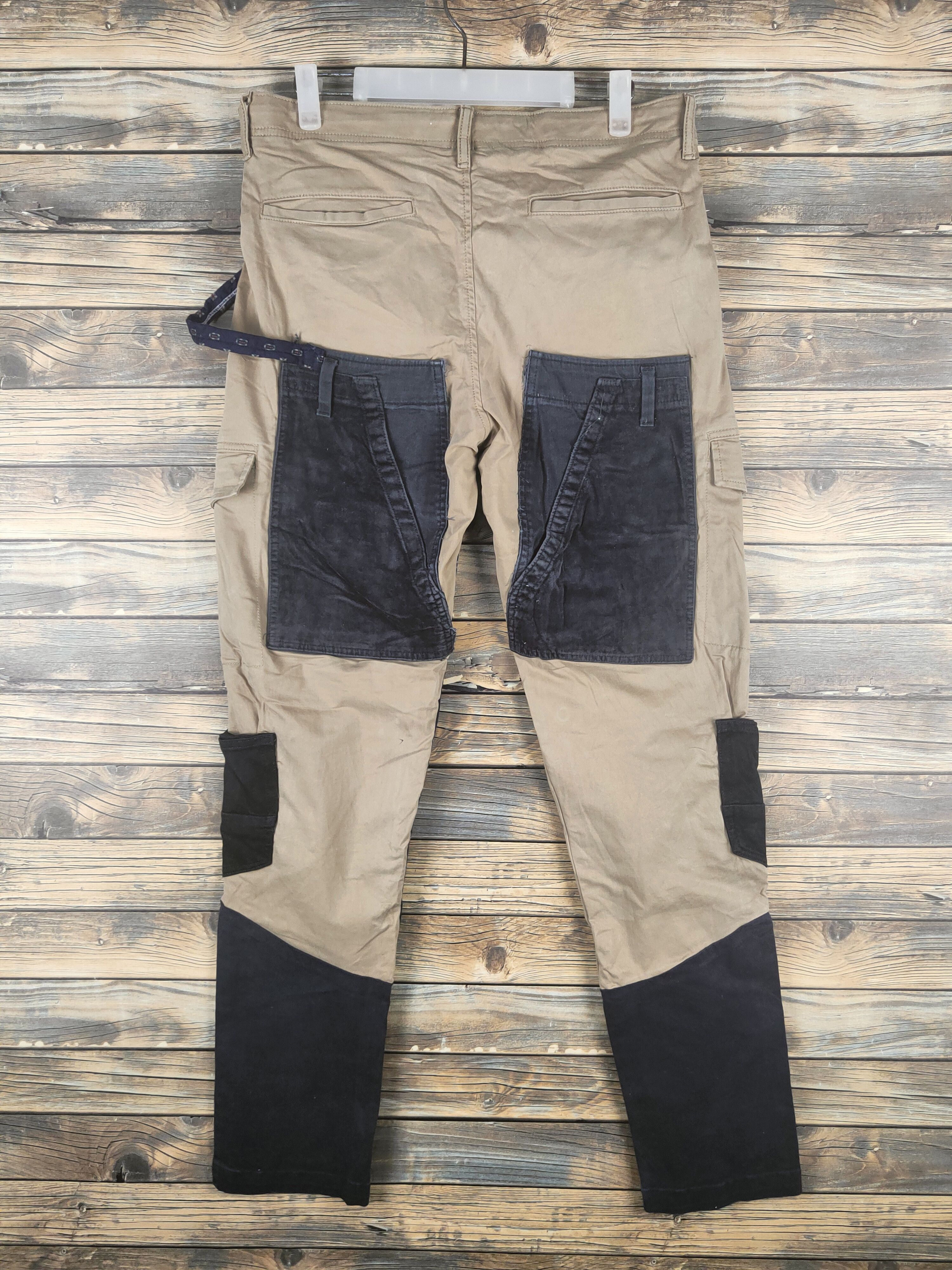 Japanese Brand DL Uniqlo Beige Multipocket Custom Pants #46-025 Size US 32 / EU 48 - 7 Thumbnail