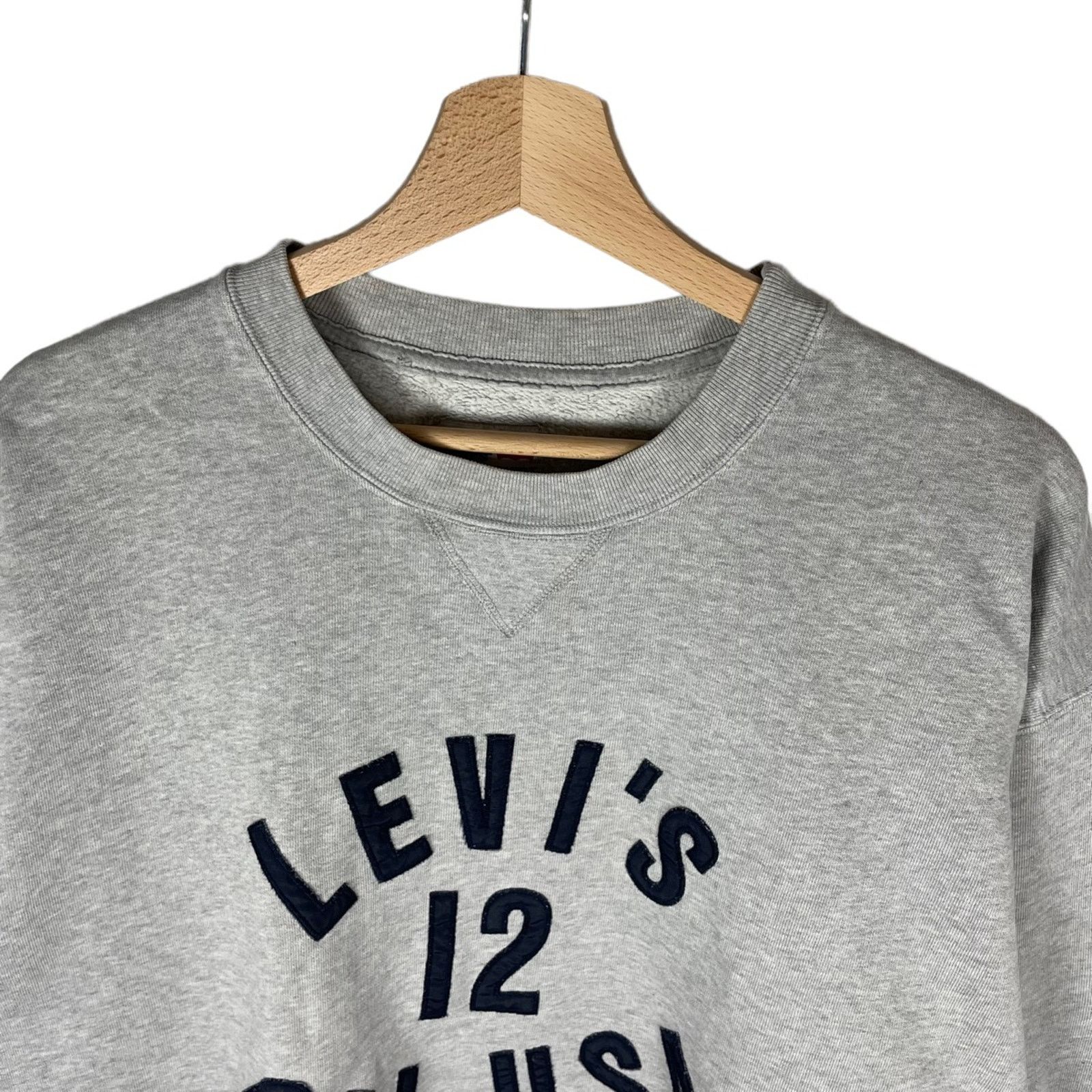 Levi's LEVI’S CREWNECK SWEATSHIRT VINTAGE COLOUR GREY SIZE L 90S Size US L / EU 52-54 / 3 - 2 Thumbnail