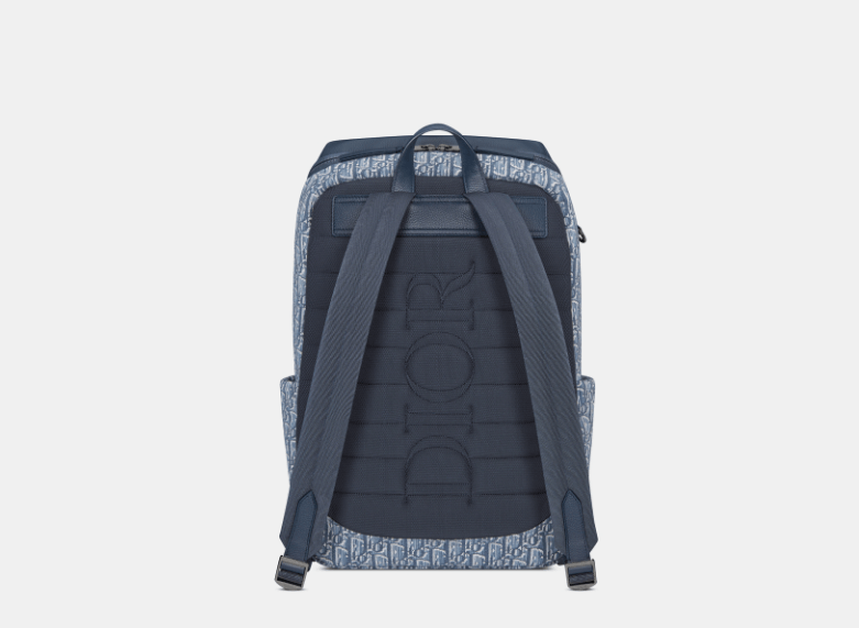 Dior o1w1db10426 1ESBA2 Size : OS / Zipped Backpack in Blue Size ONE SIZE - 4 Thumbnail