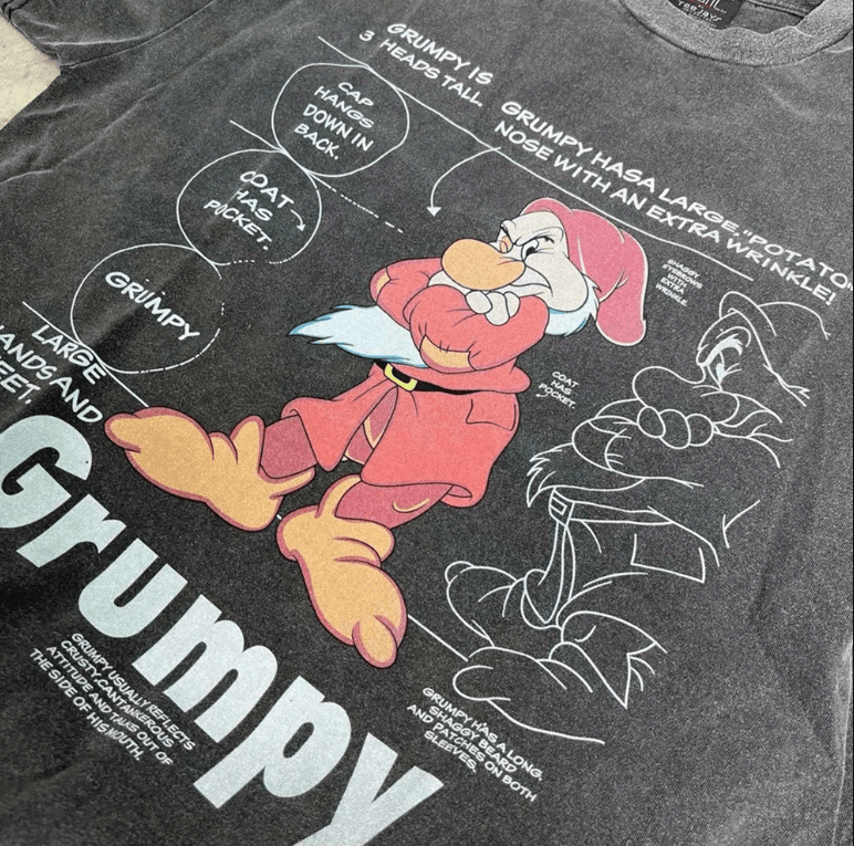 Japanese Brand × Vintage "Old Grumpy -M" T-shirt Size US M / EU 48-50 / 2 - 2 Thumbnail