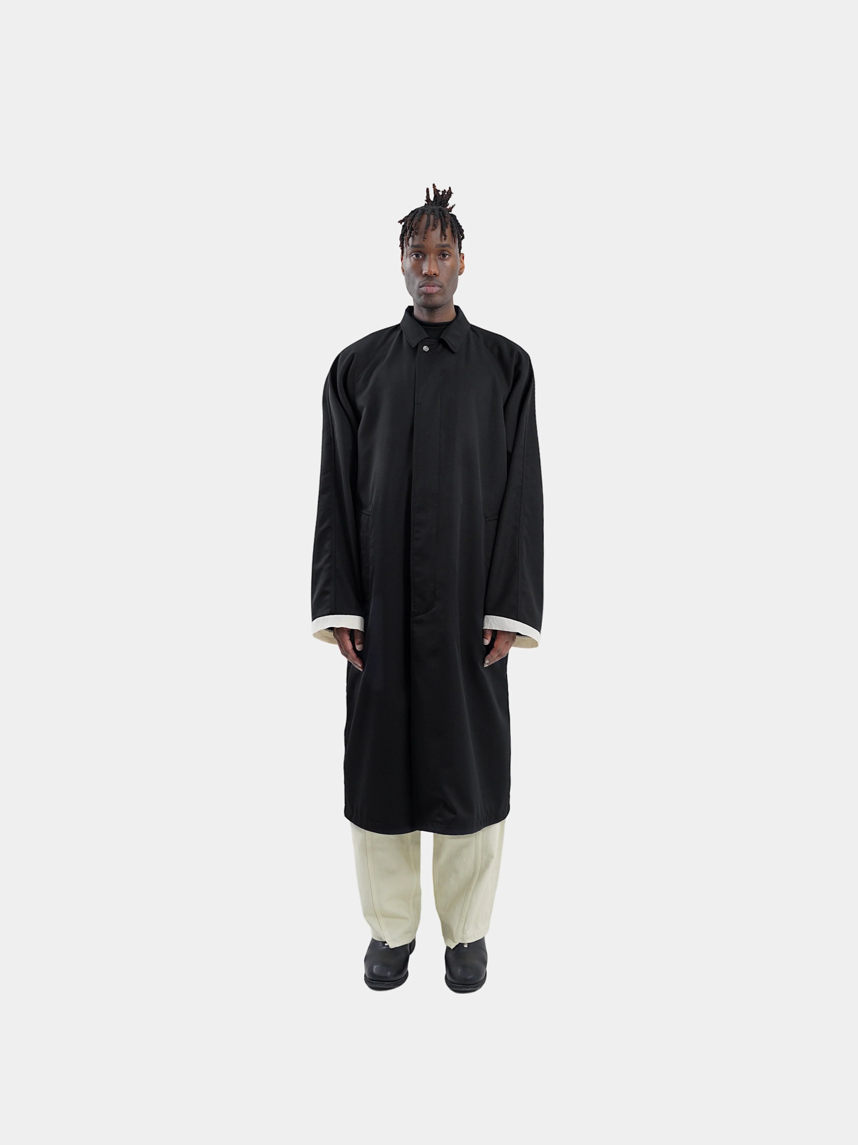 Vuja De 💚 Vuja De THE “LIEN” VIRGIN WOOL COAT IN MATTE BLACK Size US S / EU 44-46 / 1 - 3 Thumbnail