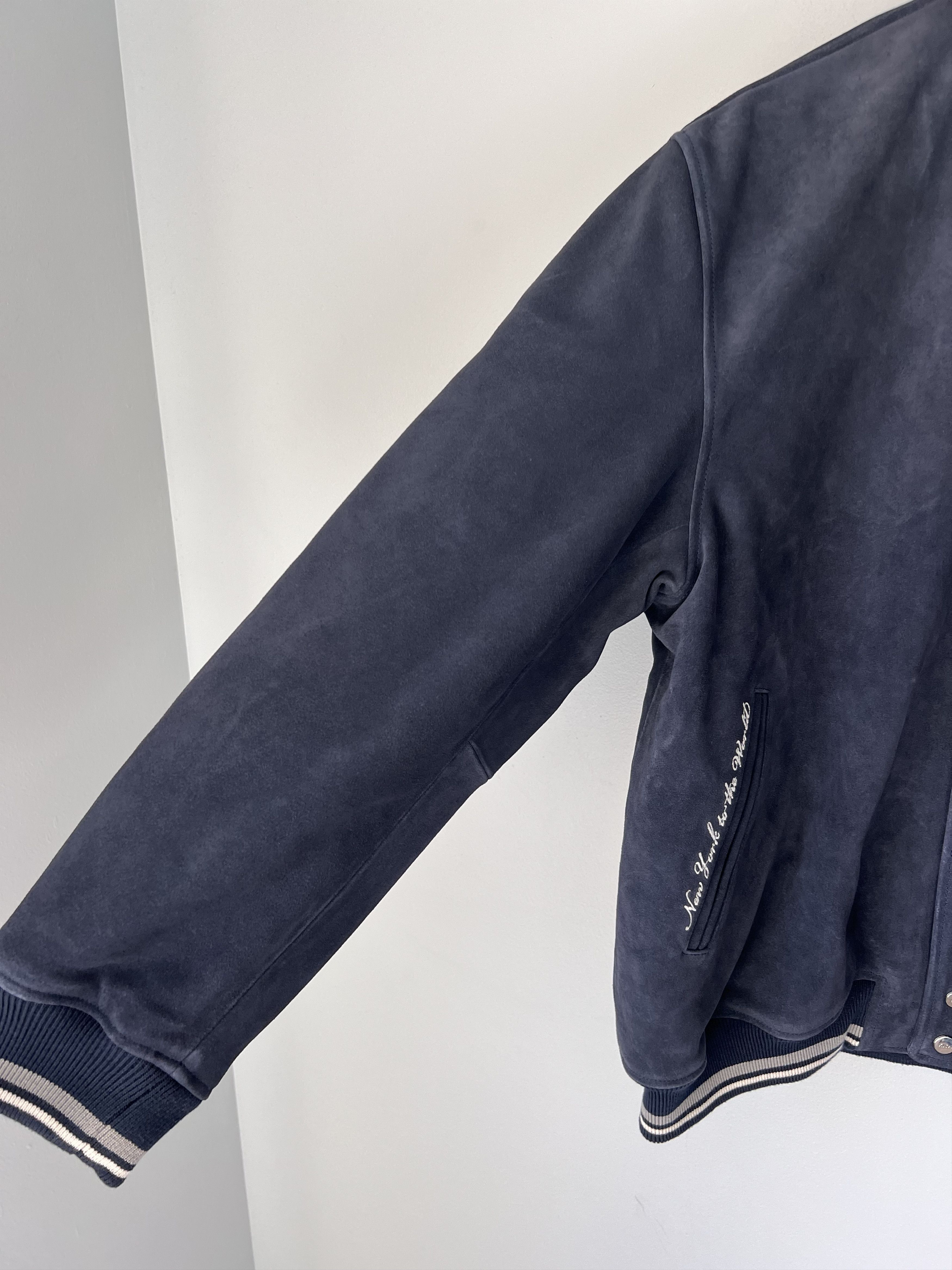 Kith × New York Yankees Kith New York Yankees Suede Porter Bomber Jacket Size US XL / EU 56 / 4 - 5 Thumbnail