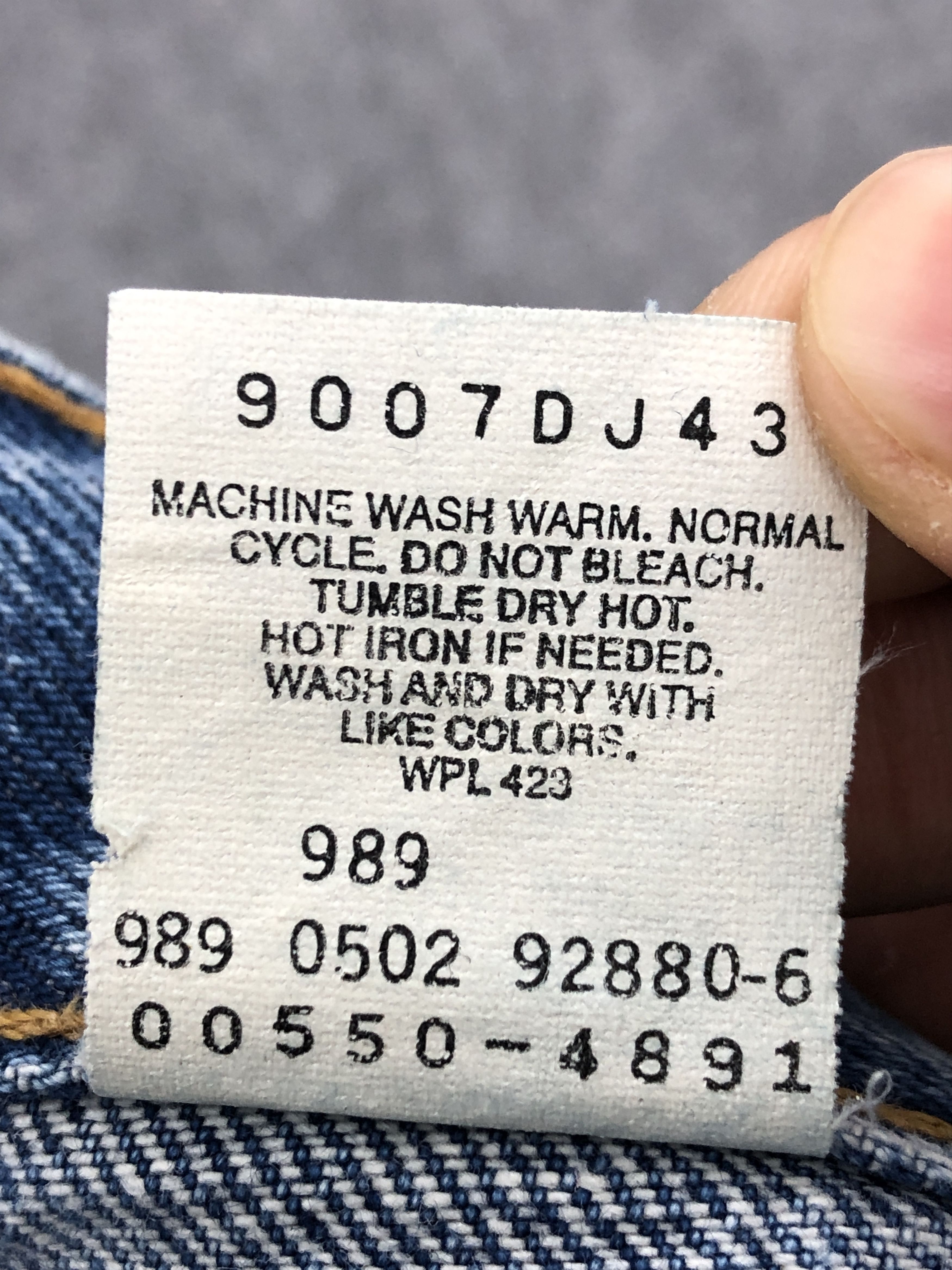 Levi's Faded Blue Vintage 90s Levi's 550 jeans DP2306 Size US 35 - 8 Thumbnail