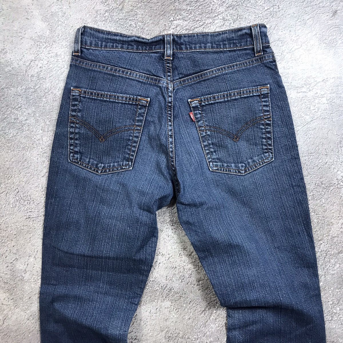 Vintage Vintage 90s Levis Baggy Wide Leg Faded Jeans Grunge Logo 28 Size 28" / US 6 / IT 42 - 5 Thumbnail