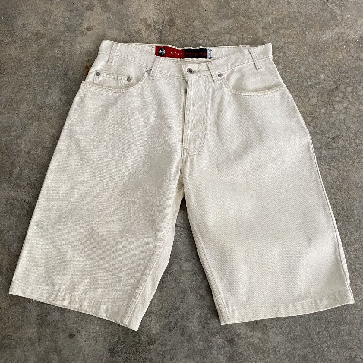 Levi's VTG 1993 Levis Silvertab Loose Baggy Denim Shorts Jorts Size US 32 / EU 48 - 3 Thumbnail