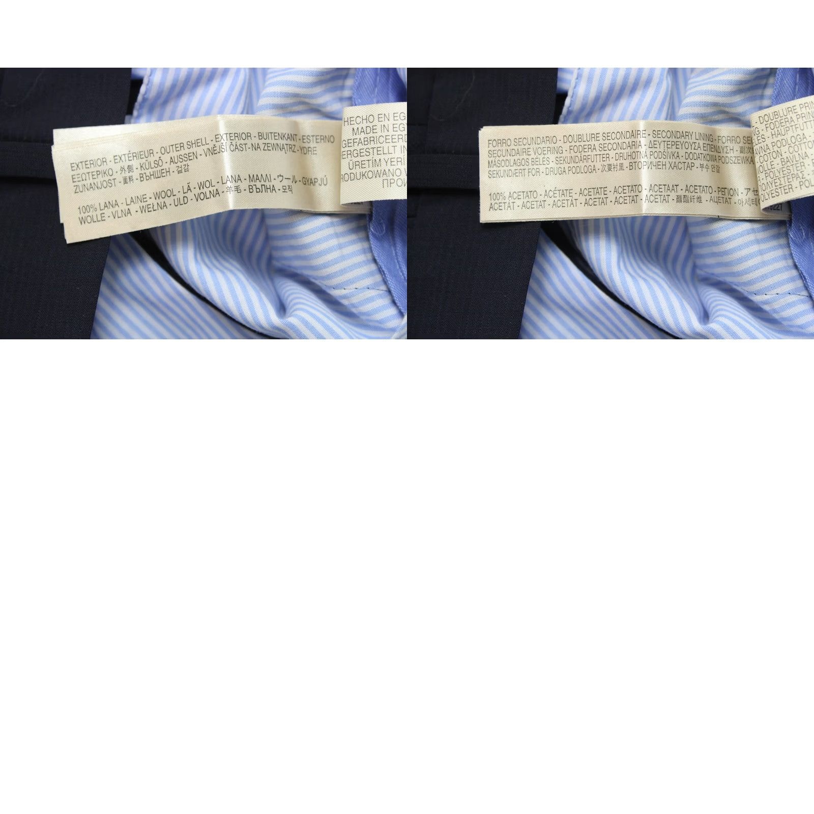 Massimo Dutti Massimo Dutti Trousers Men's US 30 Wool Pleated Pinstripe Zip Fly Blue Size US 30 / EU 46 - 8 Thumbnail