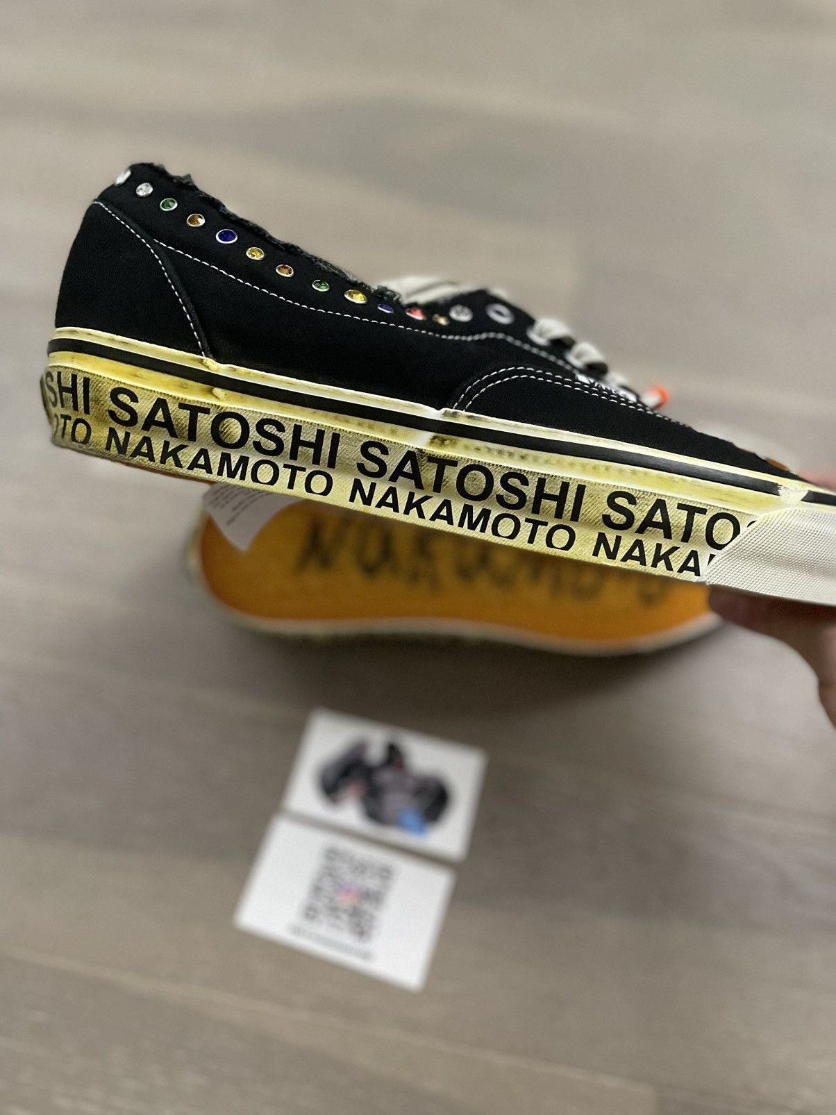 Satoshi Nakamoto × Vans Satoshi Nakamoto OTW Old Skool Vans Pearlized Size US 13 / EU 46 - 11 Thumbnail