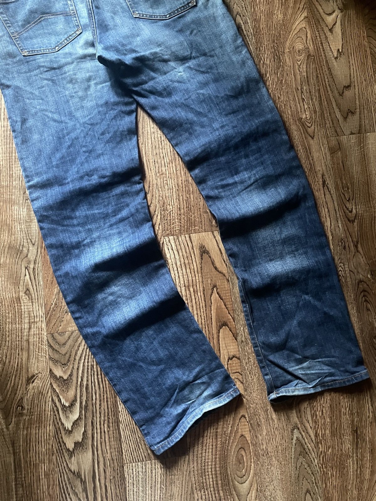 Armani Armani Jeans Metal Logo Pants Blue Mens 38 Size US 38 / EU 54 - 4 Thumbnail