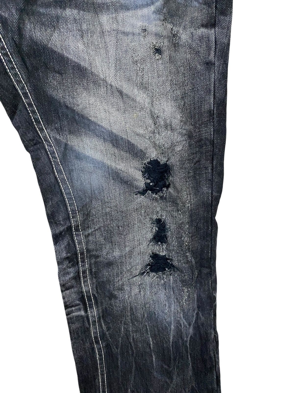 If Six Was Nine Army of no! Collection 2008/09 punk denim distressed Size US 32 / EU 48 - 5 Thumbnail