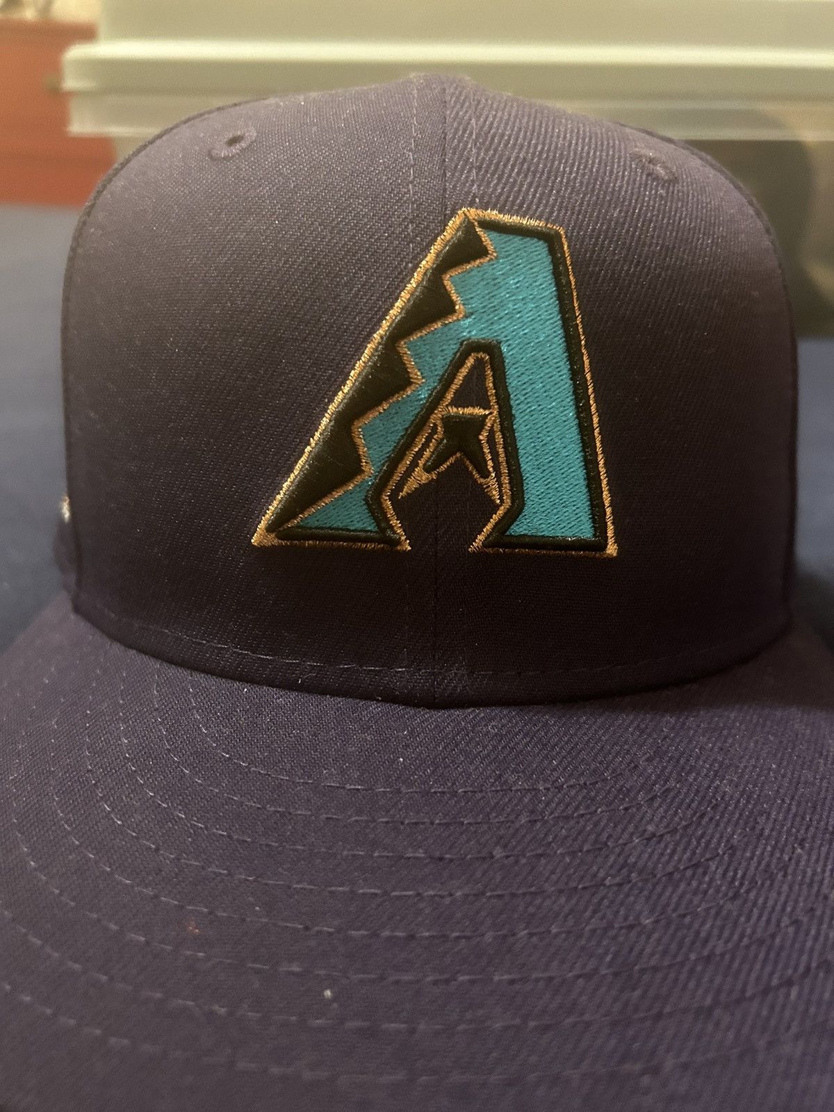 New Era Purple/Aqua Diamondbacks New Era Fitted Hat Size 6 7/8 Size ONE SIZE - 1 Thumbnail