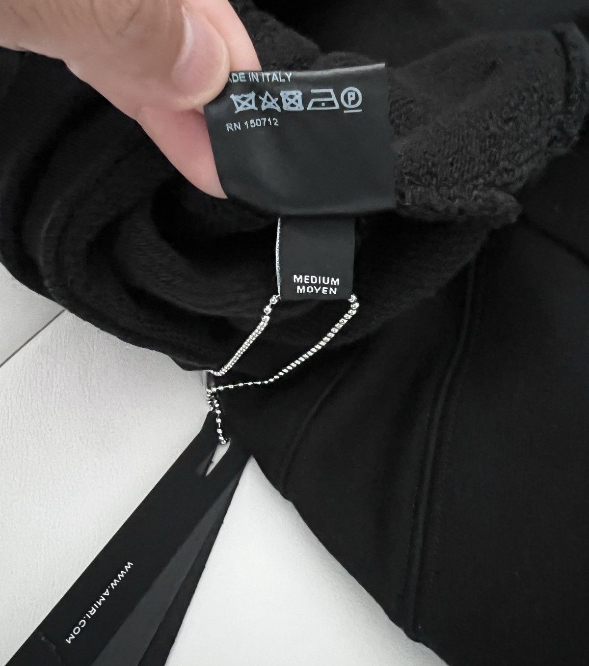 Amiri AMIRI core logo black hoodie Size US M / EU 48-50 / 2 - 3 Thumbnail