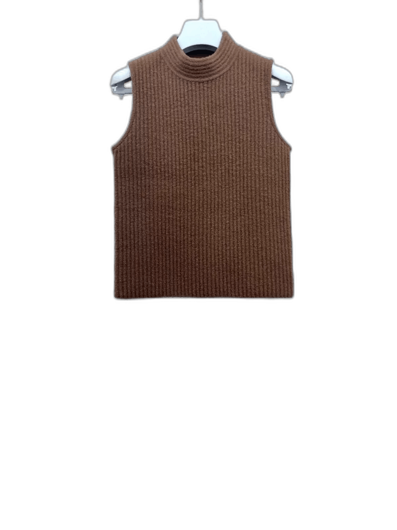 Hermes Brown Striped Knit Vest from Hermes Size M / US 6-8 / IT 42-44 - 1 Thumbnail