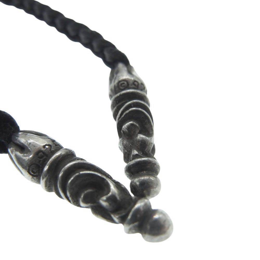 CHROME HEARTS Campana Cross Small Braid Pendant Necklace